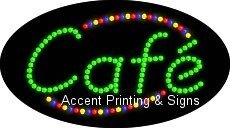 Energy Efficient Cafe Flashing & Animated LED Sign - Eye-Catching Business Signage for Coffee Shops, Restaurants & Storefronts