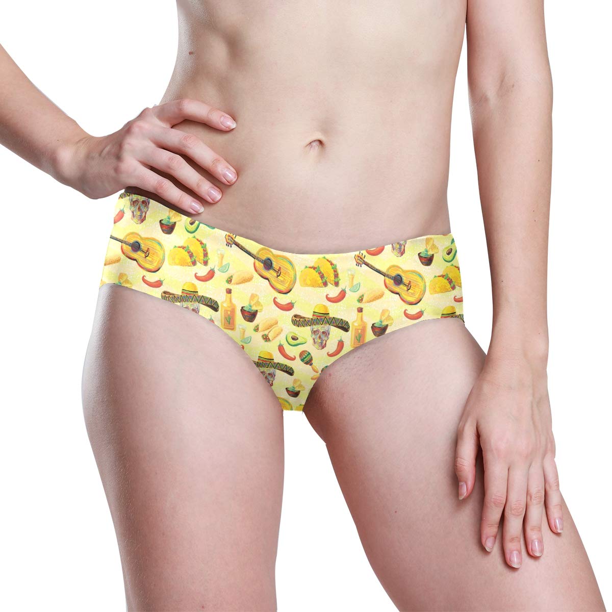 Funny Women's Briefs - Soft Seamless Invisible Panties for Everyday Comfort & Loungewear