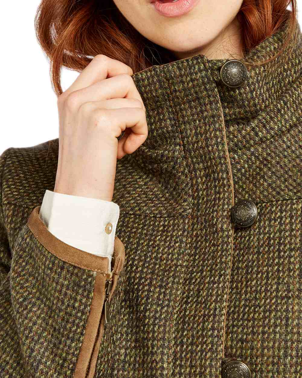Dubarry Bracken Tweed Jacket - Waterproof & Windproof Outdoor Jacket for Hiking, Hunting & Countryside Adventures