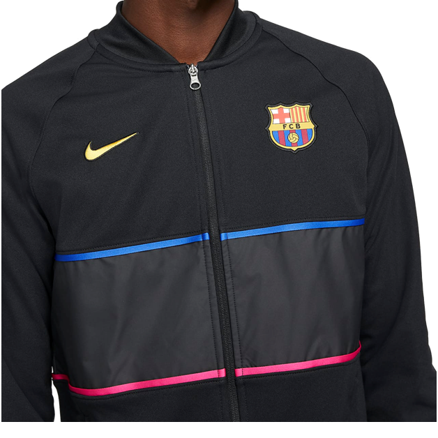 Nike FC Barcelona Anthem Jacket - Official Football Soccer Windbreaker for Men & Women - Perfect for Match Day, Training, and Outdoor Sports