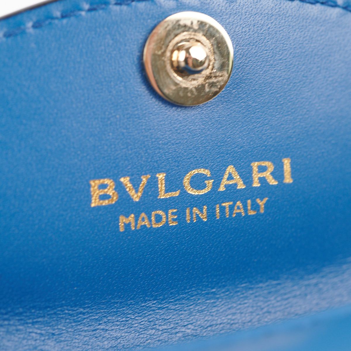 Bvlgari Serpenti Blue Leather Bag Charm - Luxury Designer Handbag Accessory for Women | Perfect for Evening Bags, Crossbody Bags & Gift Giving