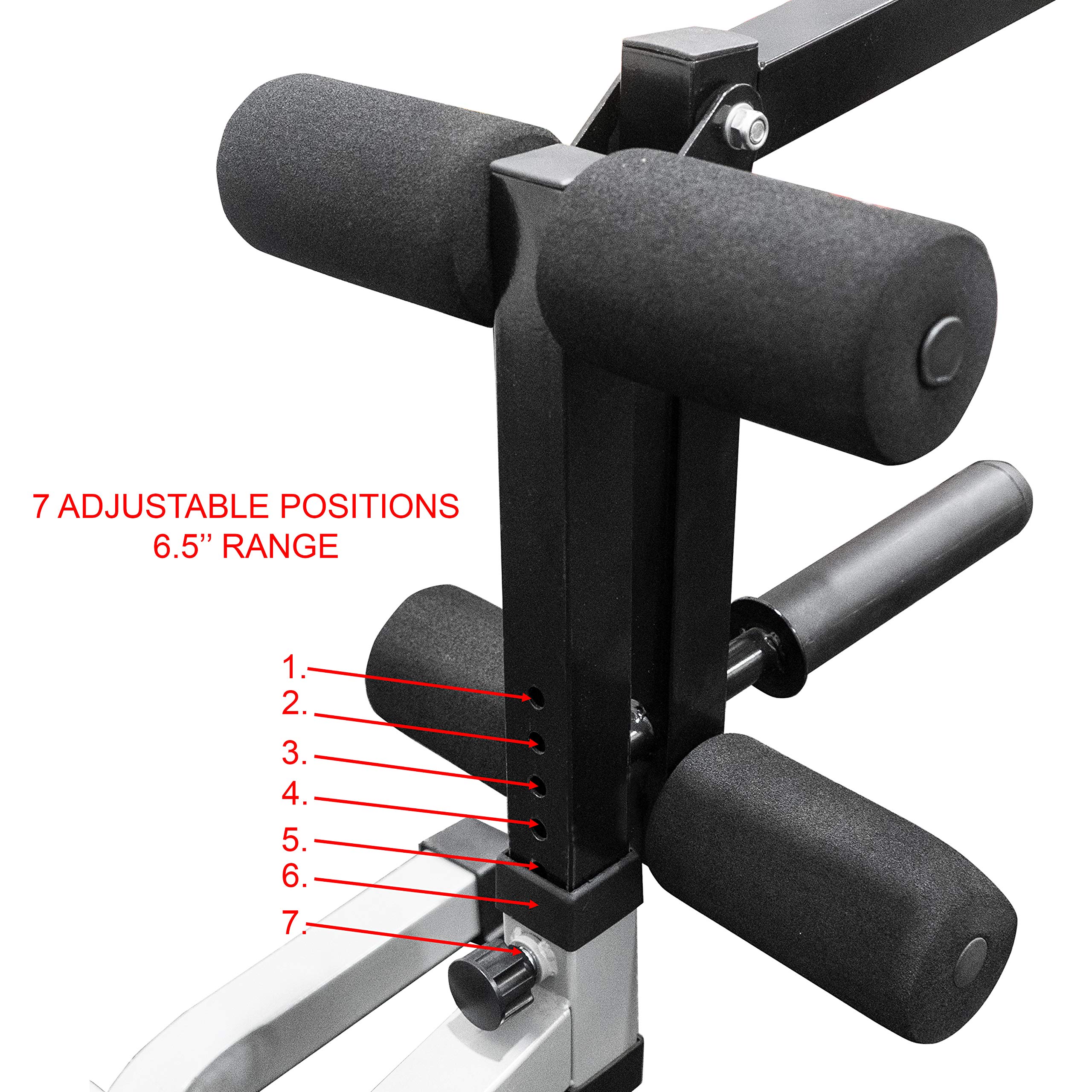 Valor Fitness Leg Curl and Extension Machine Attachment - Compatible with Valor Benches - Home Gym Strength Training Equipment for Hamstrings & Quads - Perfect for Home Workouts, Strength Building & Leg Day Exercises