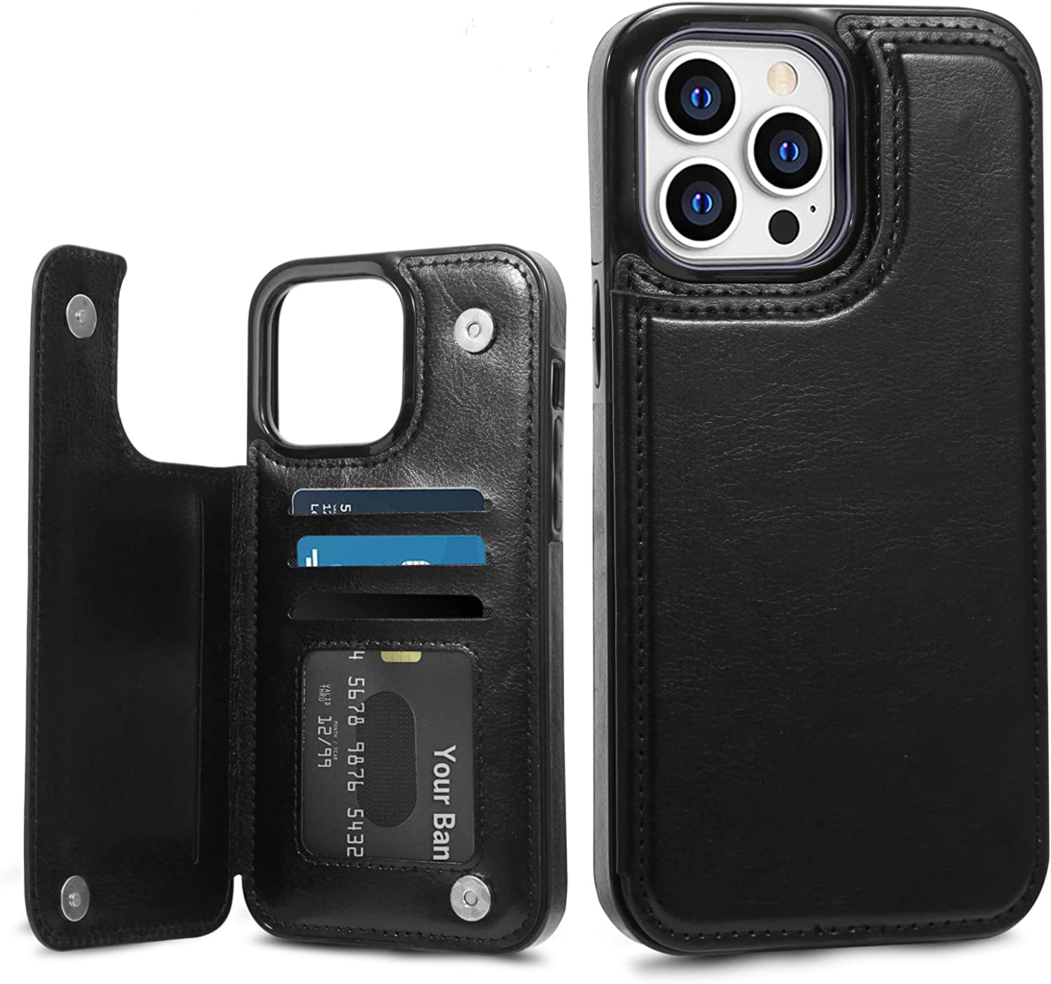 iPhone 14 Pro Max Case 6.7 Inch - Magnetic Shockproof Protective Cover with Strong Grip - Durable Slim Fit Phone Case for iPhone 14 Pro Max - Perfect for Work, Travel & Outdoor Activities