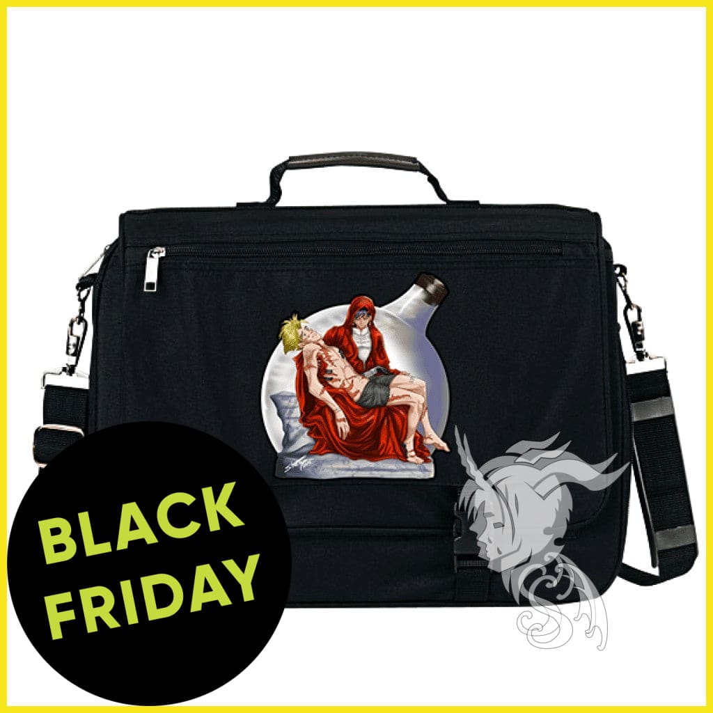 Trigun Pieta Stylish Laptop Bag for Men & Women - Lightweight 15.6 Inch Notebook Sleeve with USB Charging Port - Perfect for Work, School & Travel