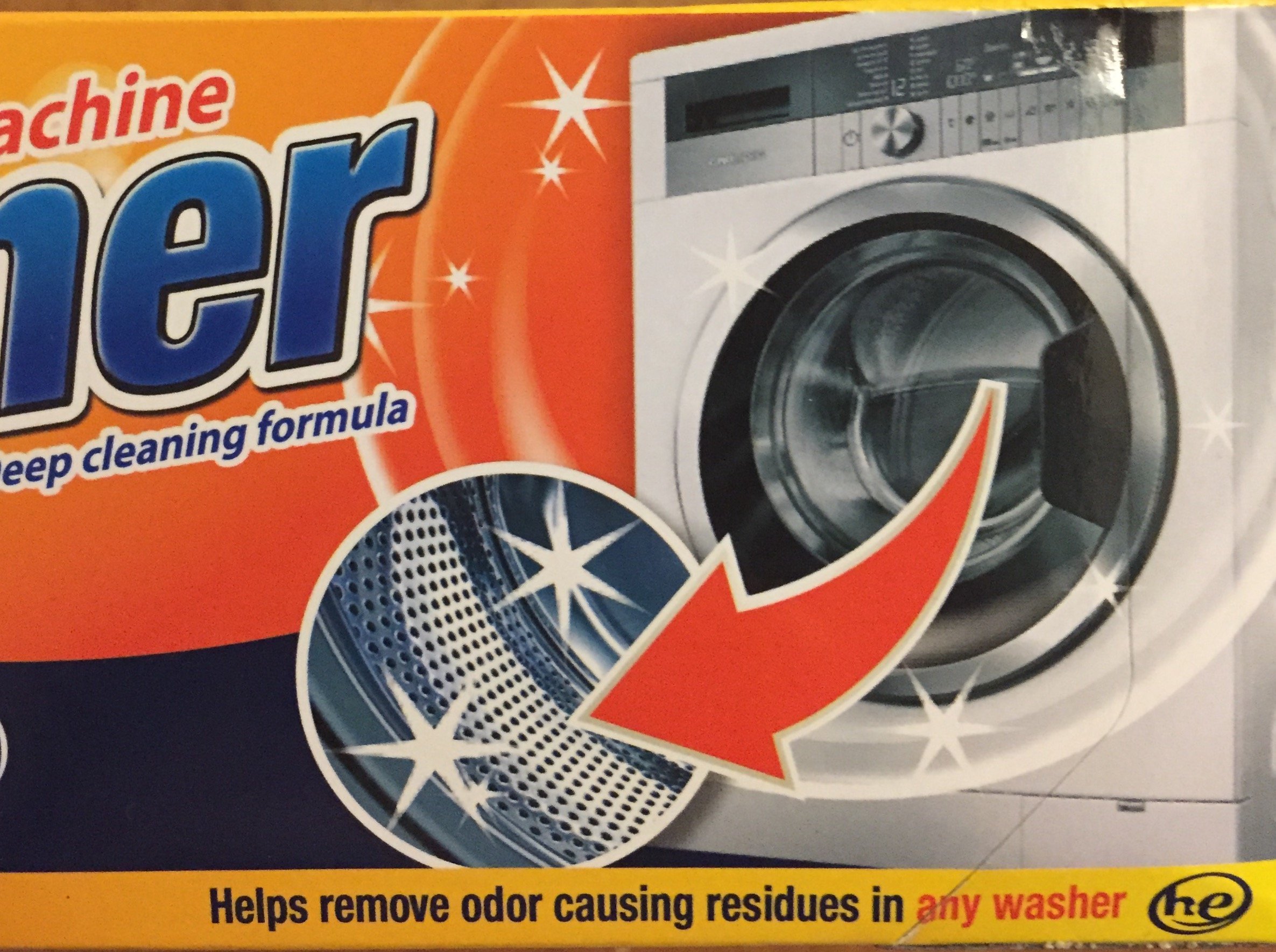 3-Pack Washing Machine Cleaner Pods - Deep Cleaning Formula for Front Load & Top Load Washers - Removes Odor, Mold & Residue - Use Monthly for Fresh & Clean Laundry