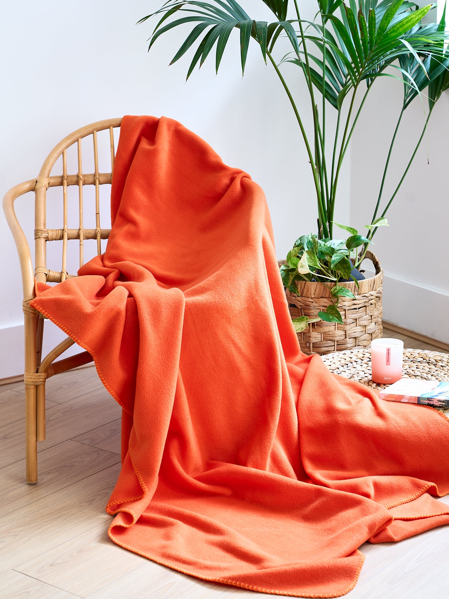 Yogamatters Cozy Fleece Yoga Blanket - Soft & Warm for Meditation, Relaxation & Home Comfort