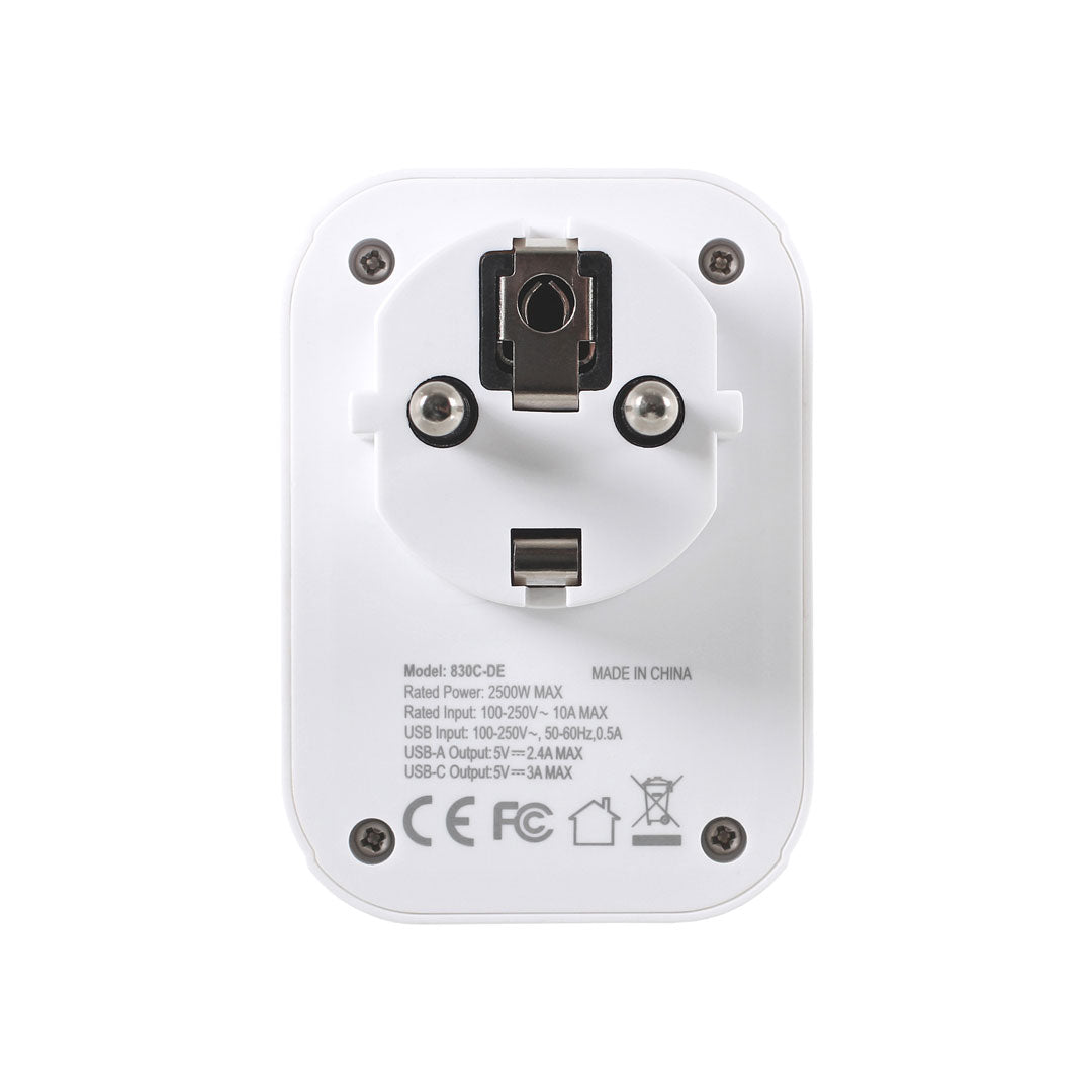 Lifeventure Universal Travel Adapter Plug - Worldwide USB Charger for Europe, Asia, US & More | Perfect for Business Trips, Vacations & International Travel