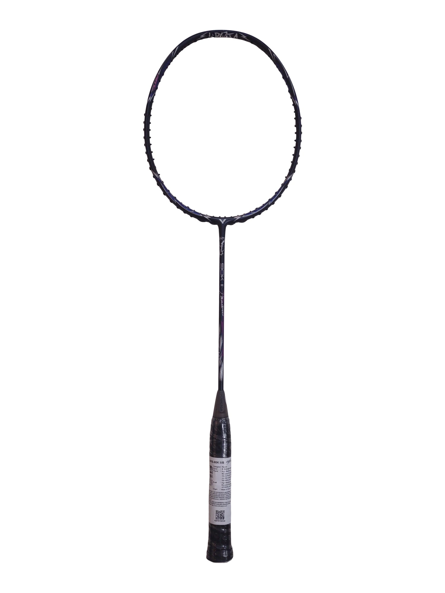 Victor Auraspeed 90K II (ARS 90KII) Professional Badminton Racket - Lightweight Carbon Fiber Shuttlecock Racket for Advanced Players - Perfect for Tournaments & Training Sessions