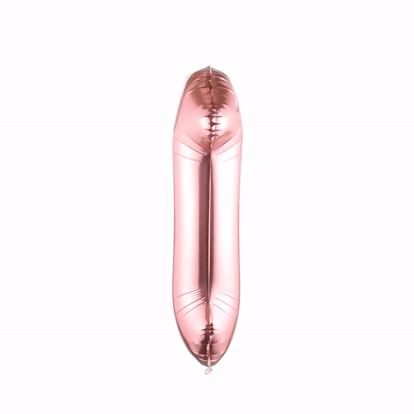 Balloonify Rose Gold Mylar Number 1 Balloon - 40 Inch Large Foil Balloon for Birthdays, Anniversaries & Parties (1 Count) - Perfect for Baby Showers, Gender Reveals & Photo Backdrops