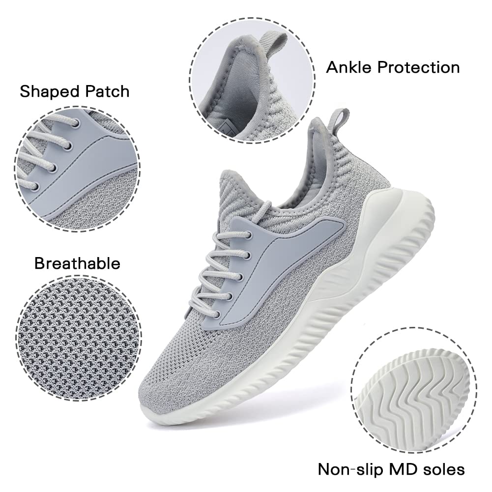 Women's Slip-On Walking Shoes - Lightweight Memory Foam Tennis Sneakers for Running, Gym & Outdoor Activities | Comfortable Work Shoes for Women | Perfect for Jogging, Travel & Daily Wear