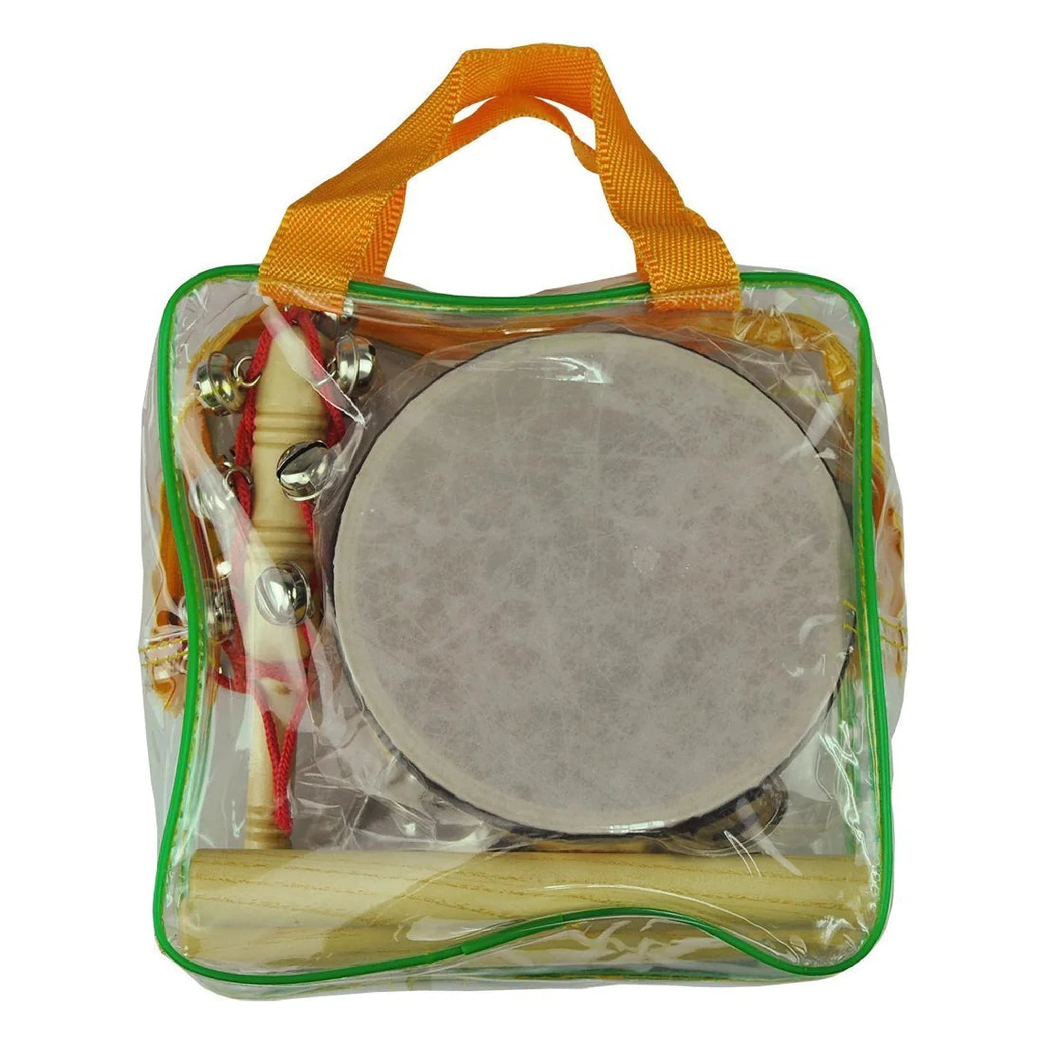 Drumfire 6-Piece Hand Percussion Set with Carry Case - Perfect for Music Lovers, Drum Circles, and Classroom Performances