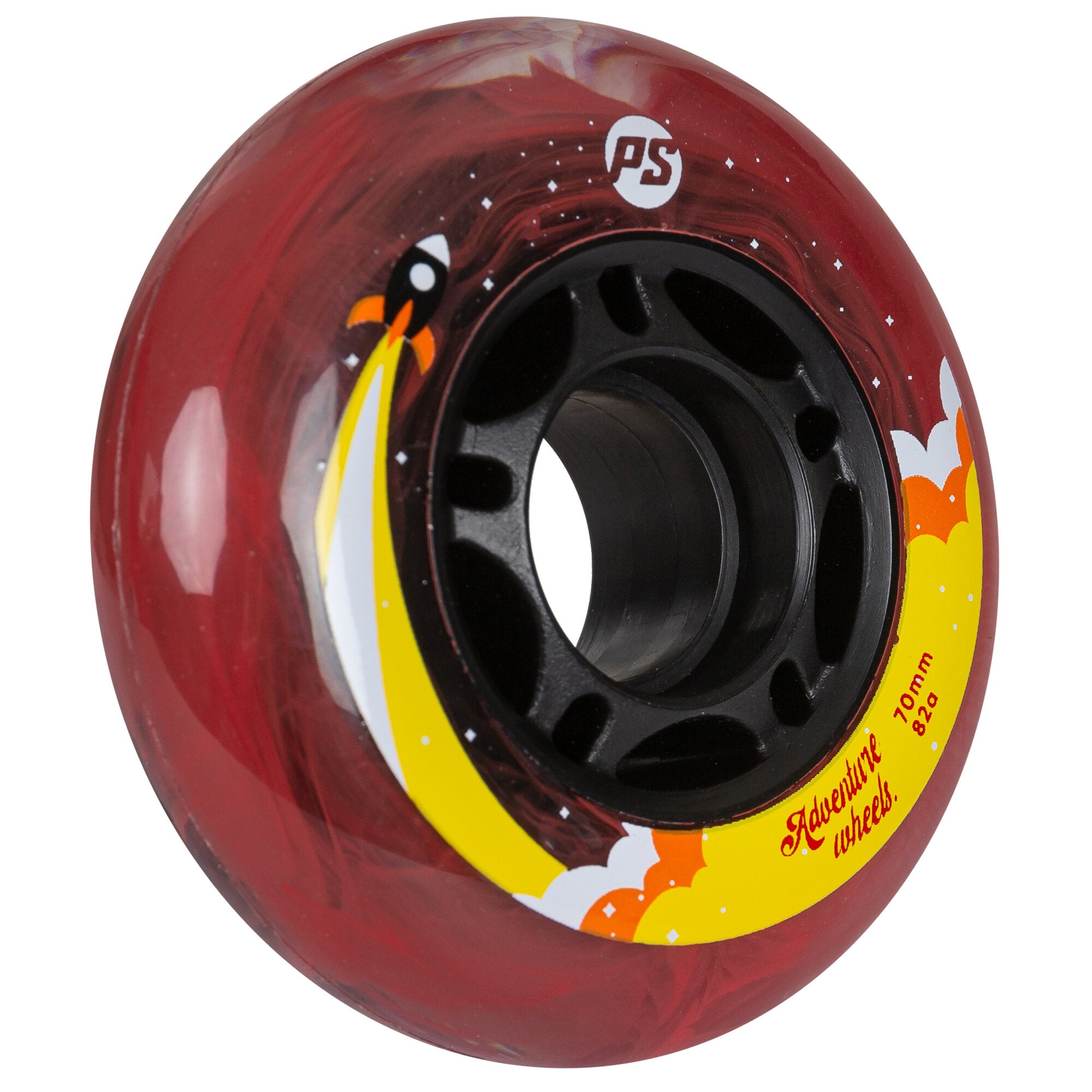Adventure 70/82A Skateboard Wheels - 4 Pack Set for Smooth Cruising & Street Skating | Perfect for Beginners & Pro Riders