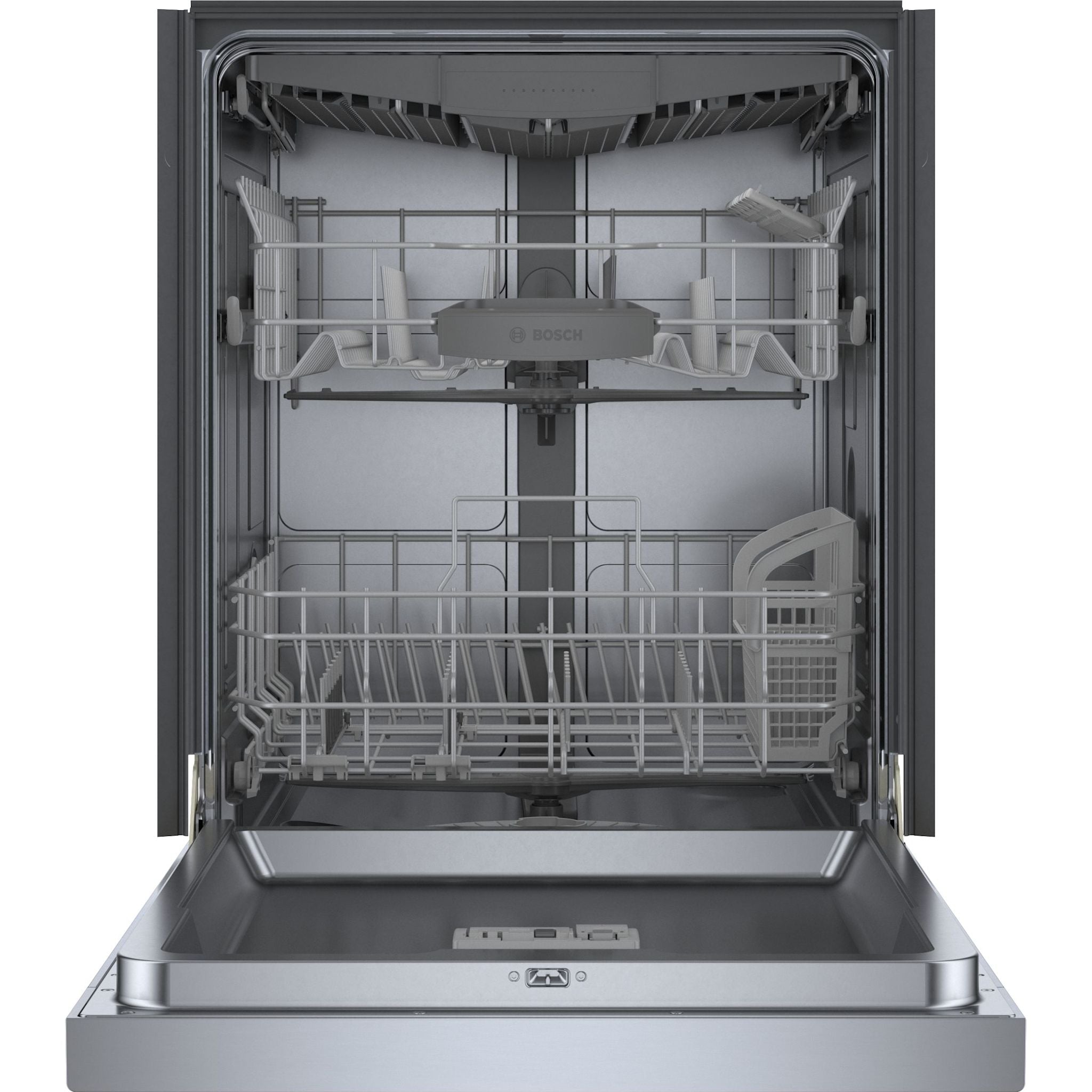 Bosch 300 Series SHE53C85N Stainless Steel Built-In Dishwasher - Energy Star Certified, Ultra-Quiet 44 dBA, 16 Place Settings - Perfect for Kitchens, Restaurants, and Large Families