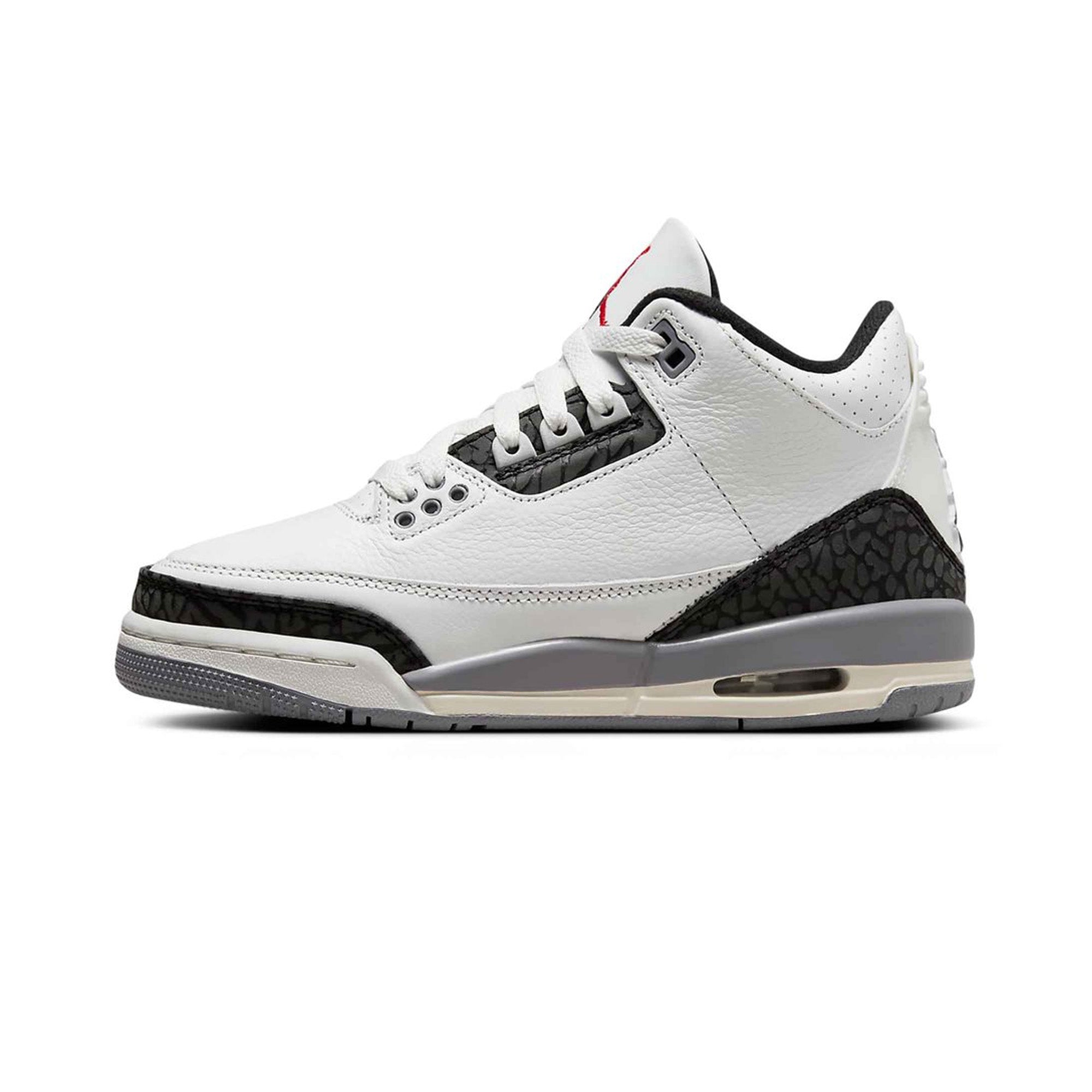 Air Jordan 3 Retro 'Cement Grey' GS Sneakers (2024) - Men's Basketball Shoes for Casual Wear & Street Fashion