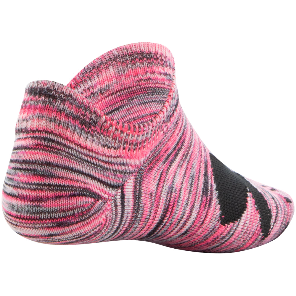 Under Armour Youth Essential No Show Socks 6-Pack for Girls - Breathable & Cushioned Athletic Socks for Running, School & Everyday Comfort