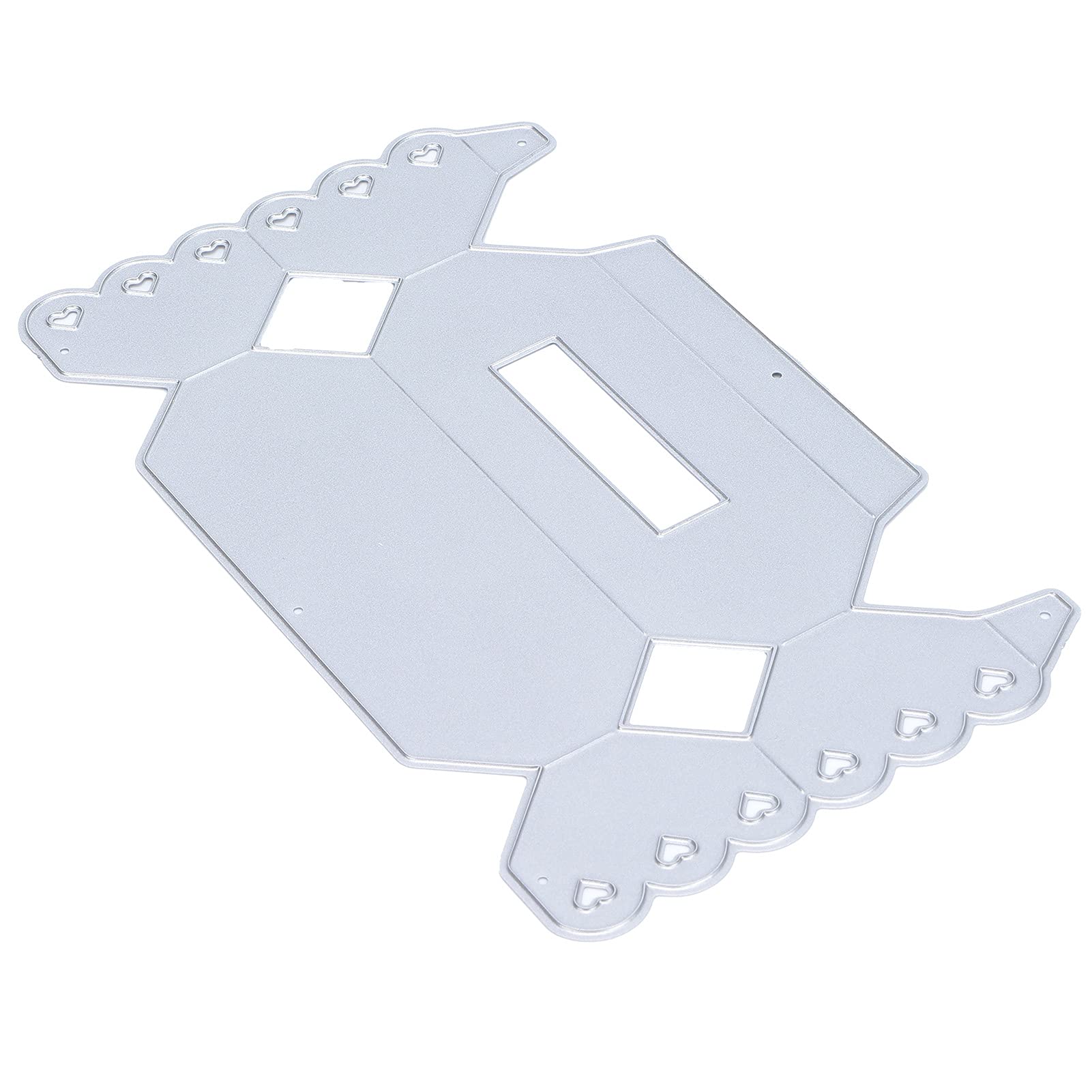AUHX Premium Carbon Steel Cutting Dies - High Toughness Metal Die Cut for Candy Box Shapes, Scrapbooking, Invitation Cards & Greeting Cards | Perfect for DIY Crafts, Wedding Invitations, and Gift Packaging