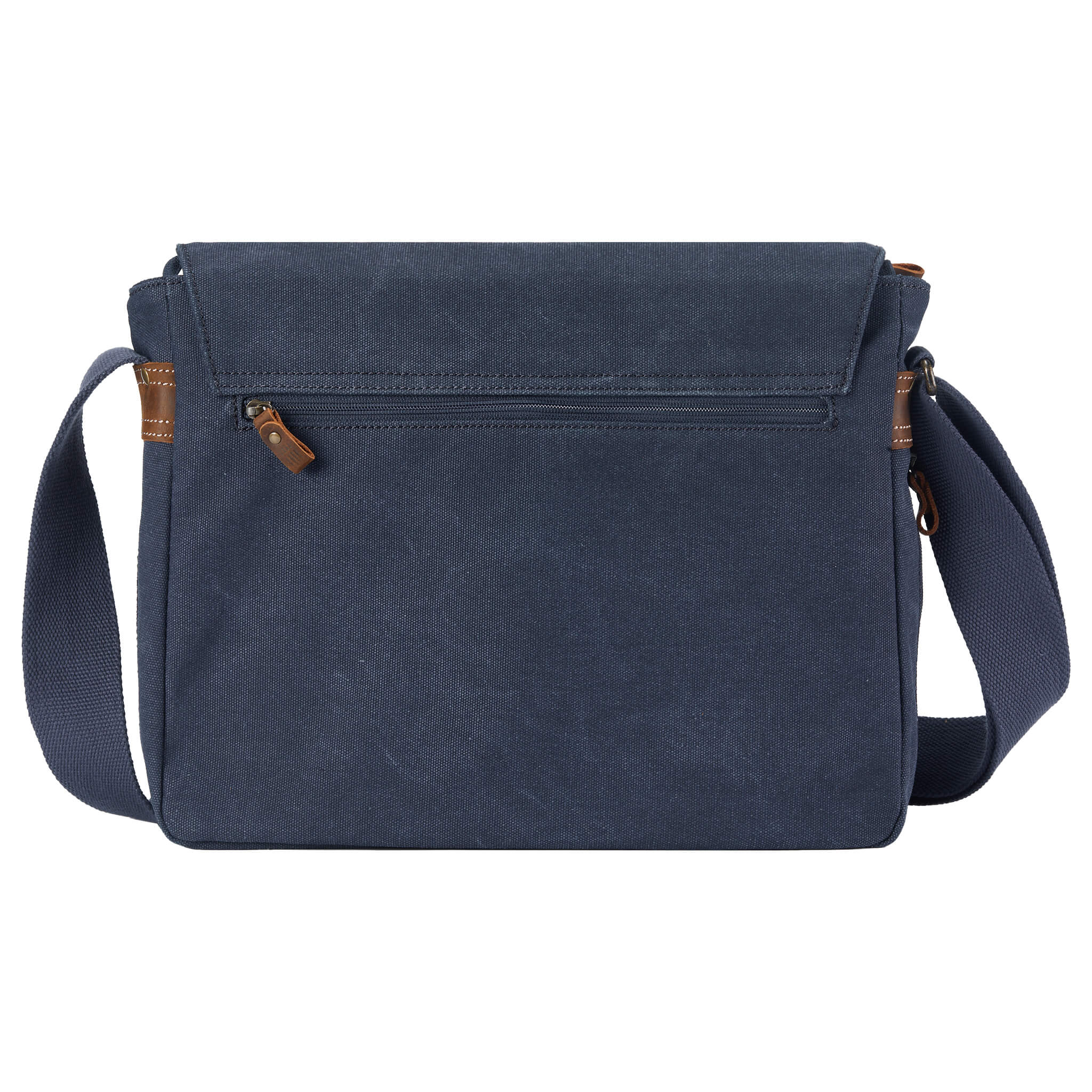 TRP0240 Troop London Classic Canvas Laptop Messenger Bag 16.5 Inch - Stylish Work & College Commuter Bag for Men & Women