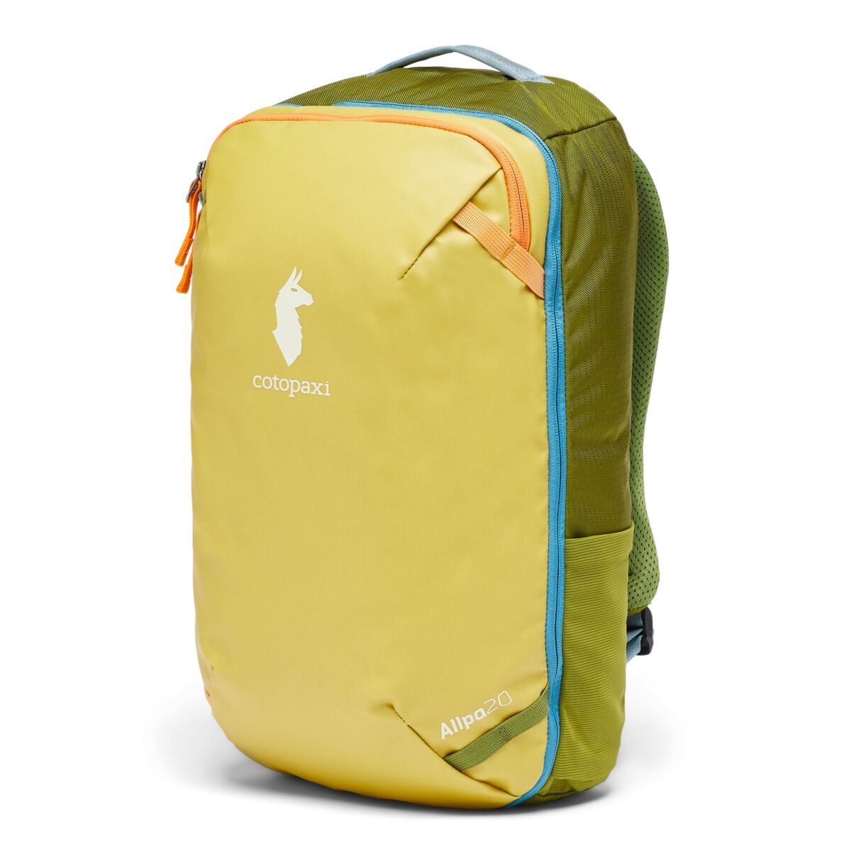 Cotopaxi Allpa Mini 20L Travel Backpack - Lightweight Carry-On Hiking Daypack for Women & Men, Water-Resistant Lemongrass/Cedar Color - Perfect for Air Travel, Camping & Outdoor Adventures