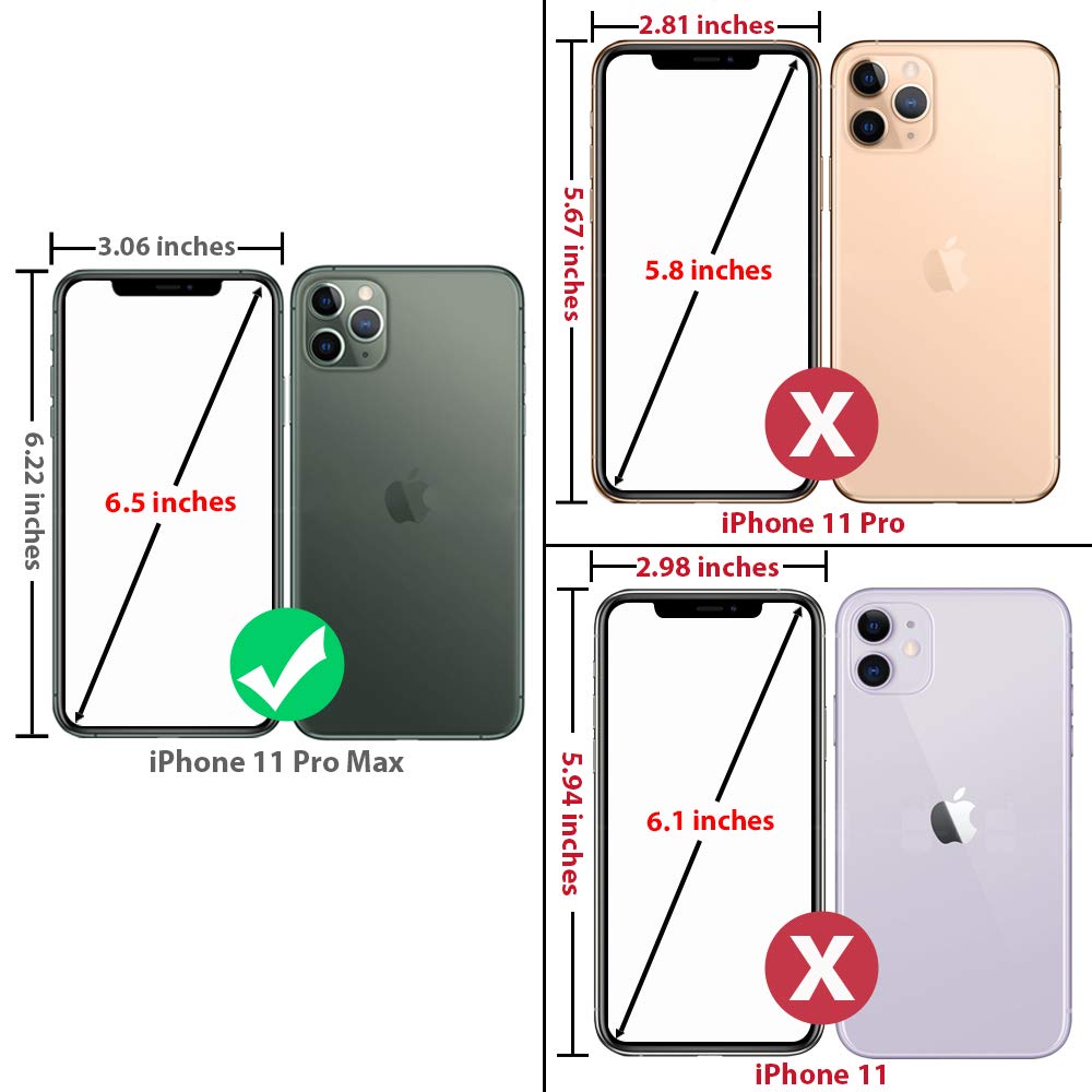 Premium Heavy Duty Armor Phone Case for Apple iPhone 11 Pro Max 6.5