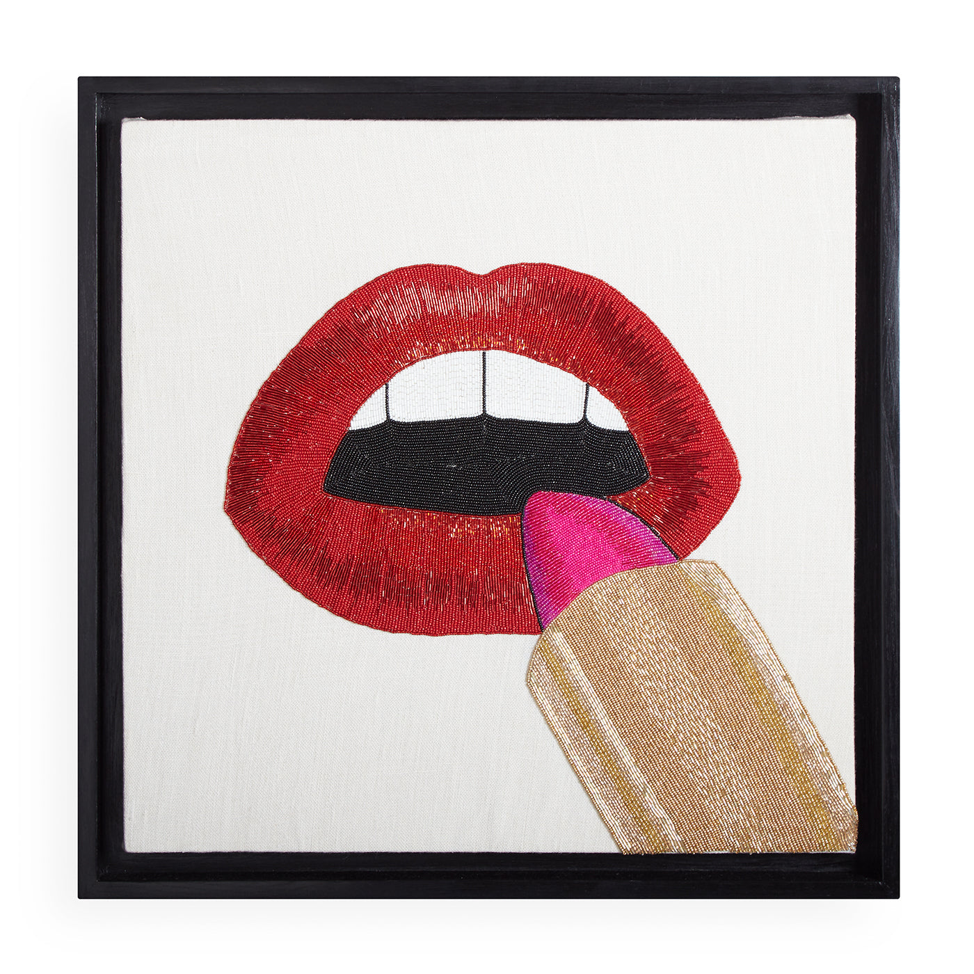 Beaded Lipstick Art - Handmade Lipstick Case with Beaded Design for Women | Perfect for Parties, Gifts & Makeup Organizers
