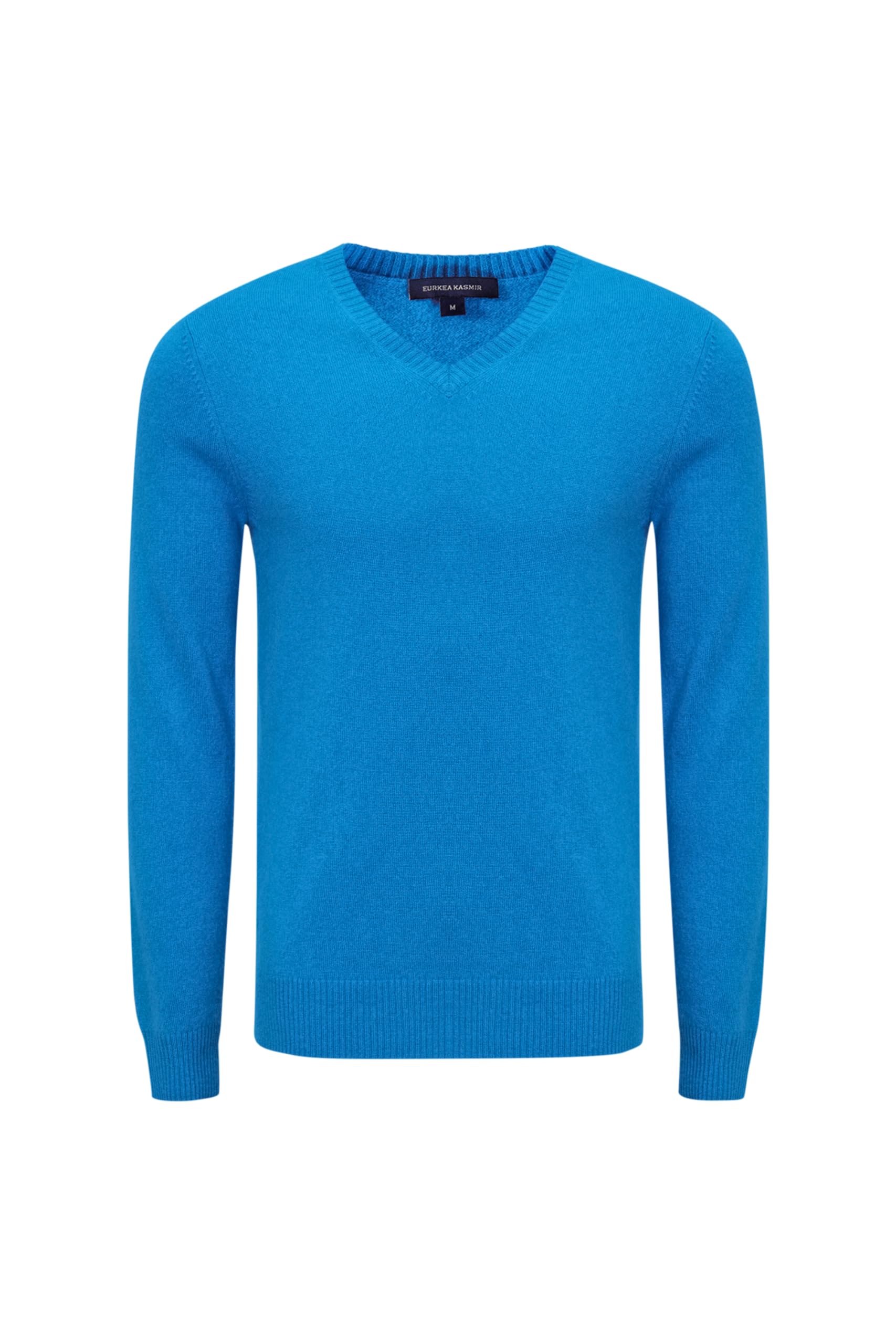 EURKEA 100% Cashmere V-Neck Sweater for Men - Soft Long Sleeve Pullover Winter Knitwear - Perfect Christmas Gift for Him - Ideal for Office, Date Night & Holiday Gatherings