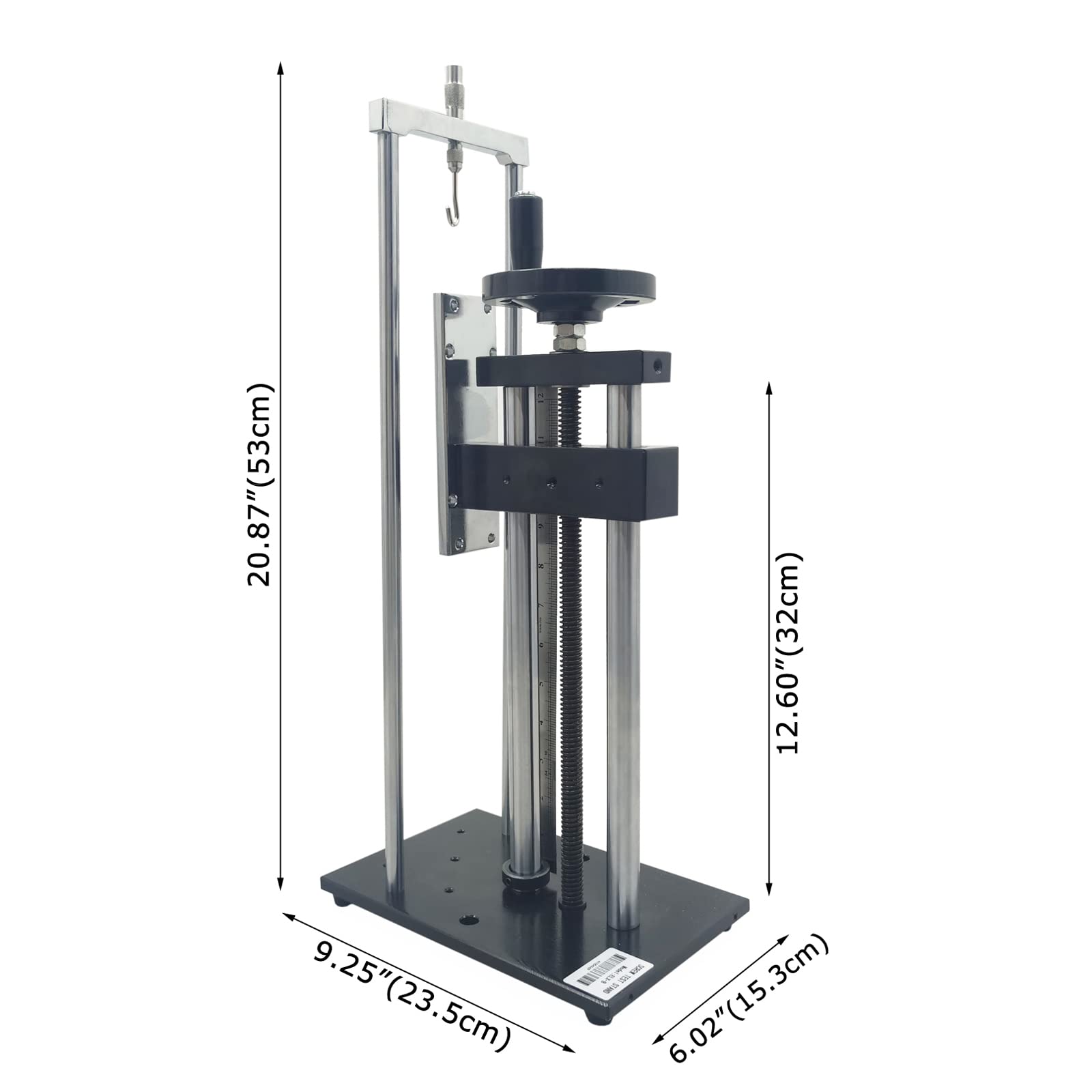 INTSUPERMAI 500N Push Pull Force Gauge Stand - Manual Tension Tester for Material Strength Testing | Perfect for Lab, Industrial & Quality Control Applications