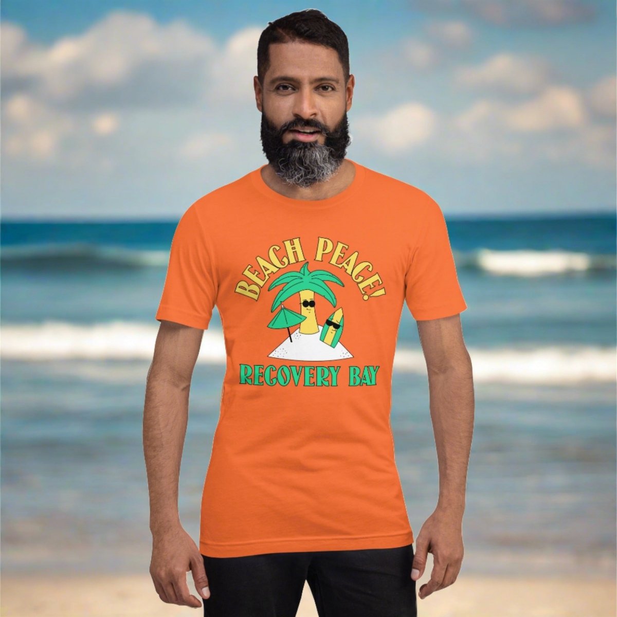 Beach Peace Recovery Bay Unisex T-Shirt - Comfortable Casual Wear for Beach, Travel & Everyday Outfits