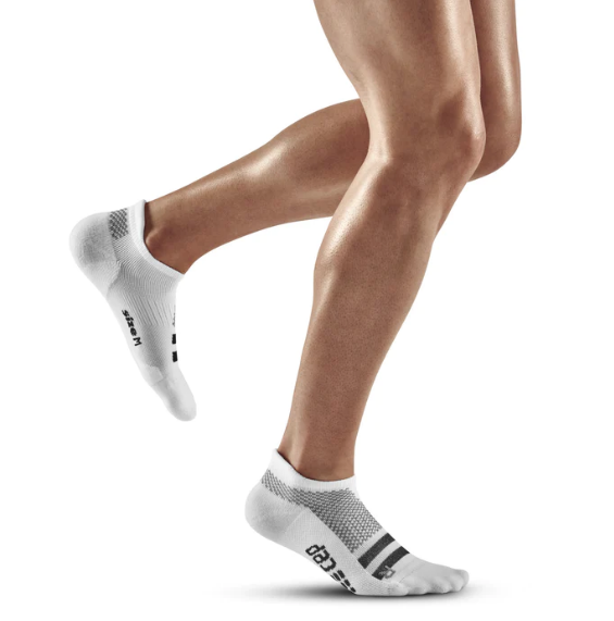 CEP Performance Training Socks No Show White - Breathable Athletic Socks for Running, Gym & Sports - Ideal for Workouts, CrossFit & Active Lifestyle