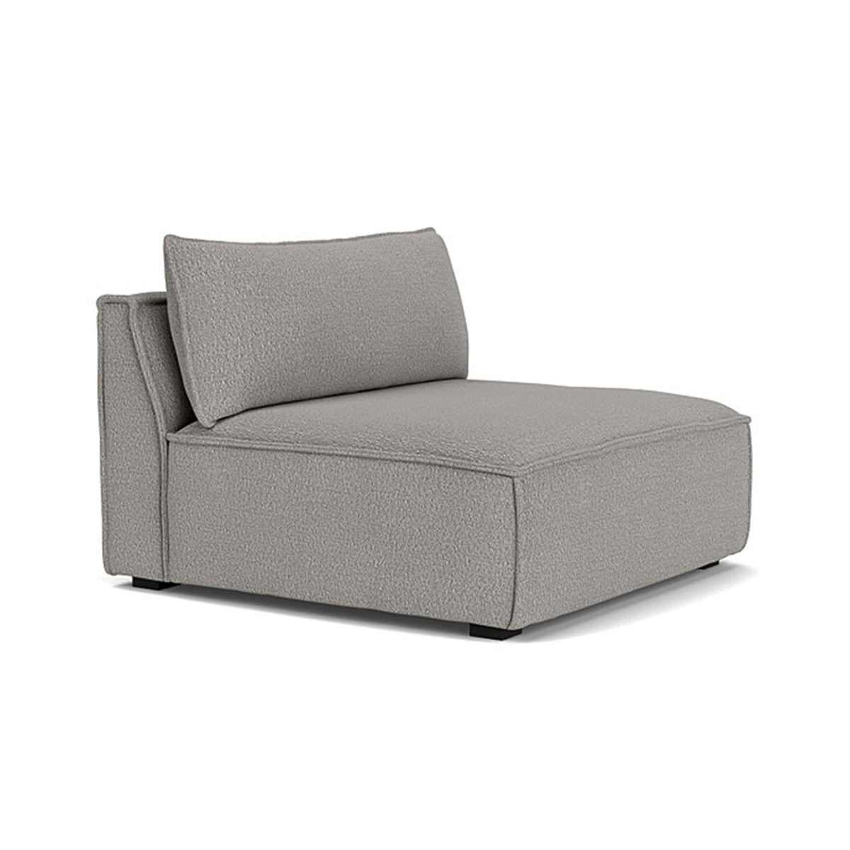 Daphne Boucle Modular 1-Seater Sofa (Armless) - Modern Living Room Furniture for Small Spaces & Apartments
