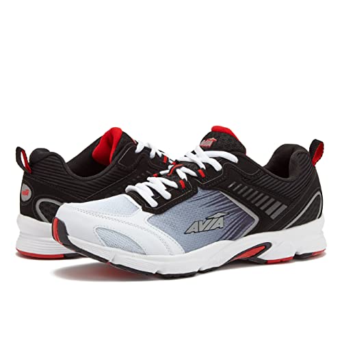 Black/White/Fiery Red