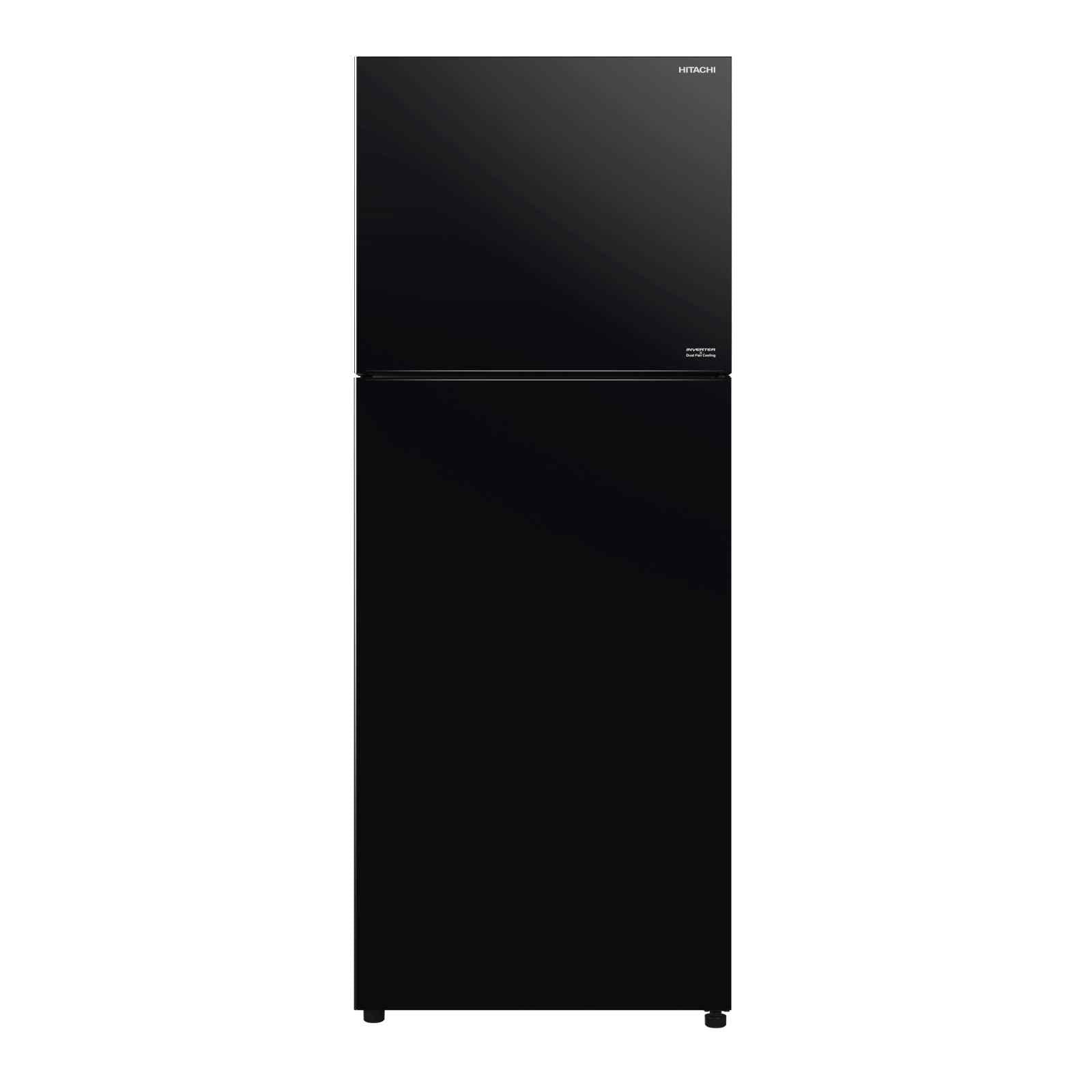 Hitachi 390L 2 Door Refrigerator R-VGY480PMSO GBK - Energy Efficient Stainless Steel Fridge for Home & RV Use | Stylish Deluxe Kitchen Appliance for Modern Living Spaces
