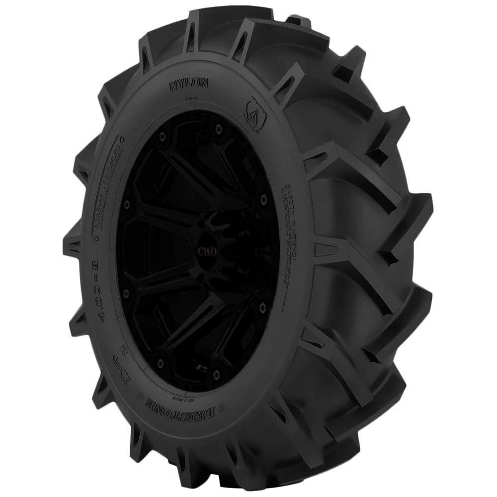 23x10.50-12 Deestone D405 Industrial Lug Tractor Tire - 4 Ply Rating, Heavy Duty for Farm, Construction & Off-Road Use
