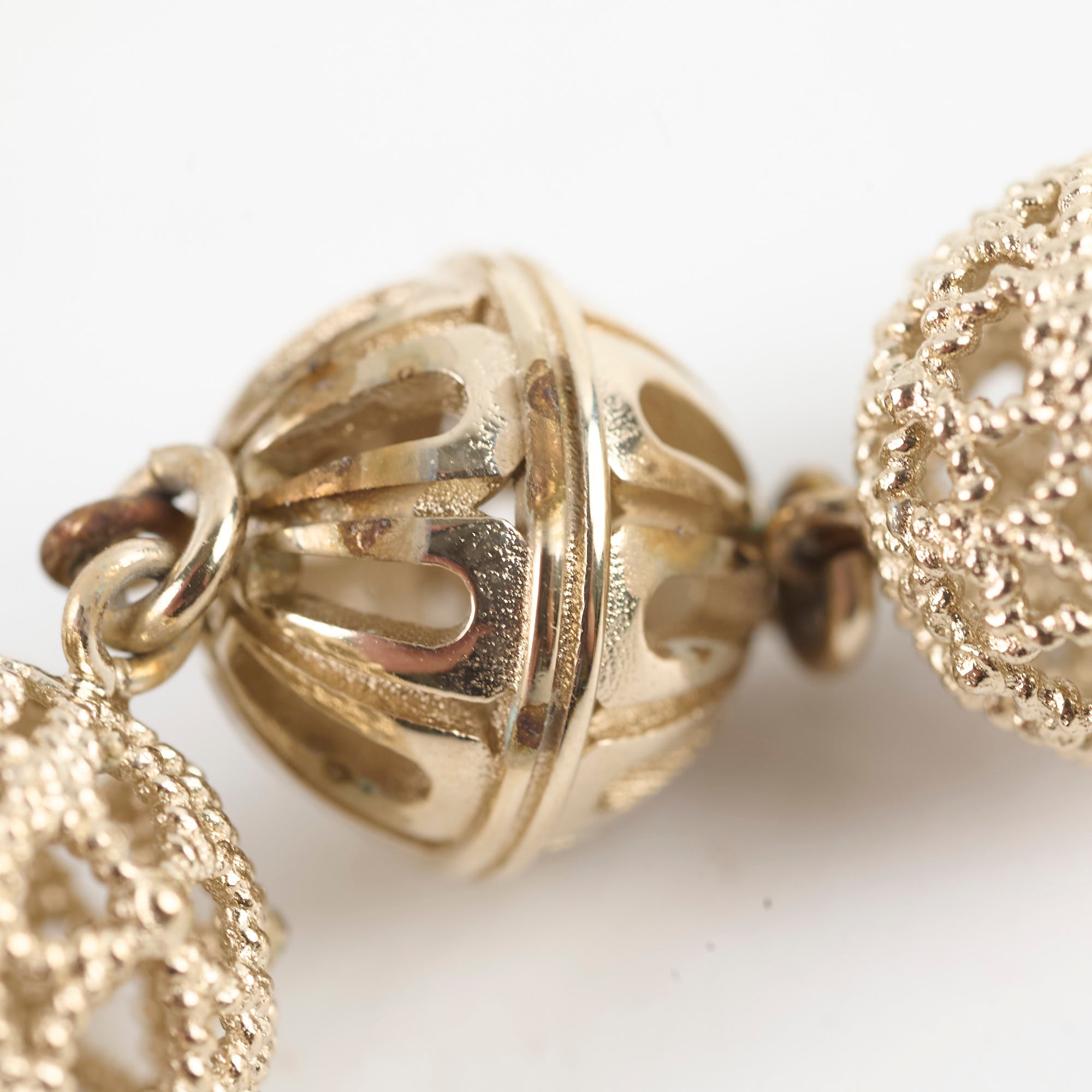 Chanel Round Beaded Bracelet for Women - Luxury Pearl & Crystal Cuff Bangle - Perfect for Parties, Weddings & Special Occasions