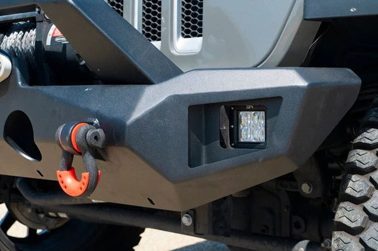 Body Armor JP 19536 Jeep Gladiator JT Front Bumper (2007-2024) - Orion Mid Width Design for Off-Road & Adventure