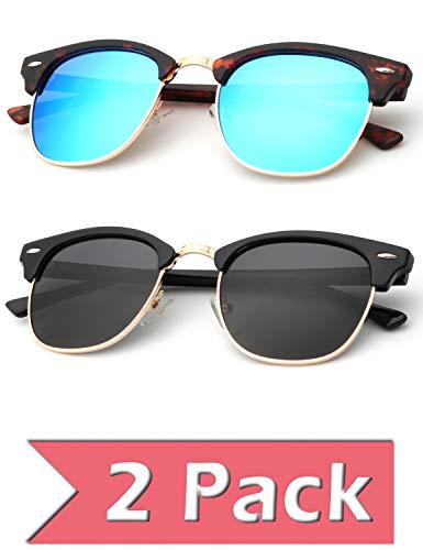 D03- (2 Pack) Black/Blue