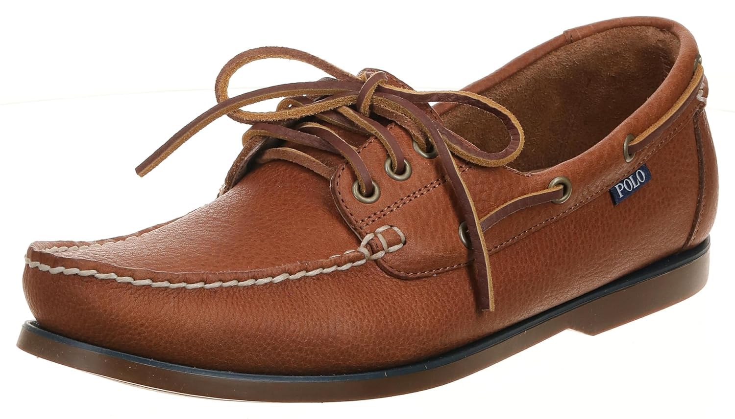 Ralph Lauren Men's Bienne Boat Shoes - Classic Leather Loafers for Casual & Preppy Style | Perfect for Sailing, Driving & Everyday Wear