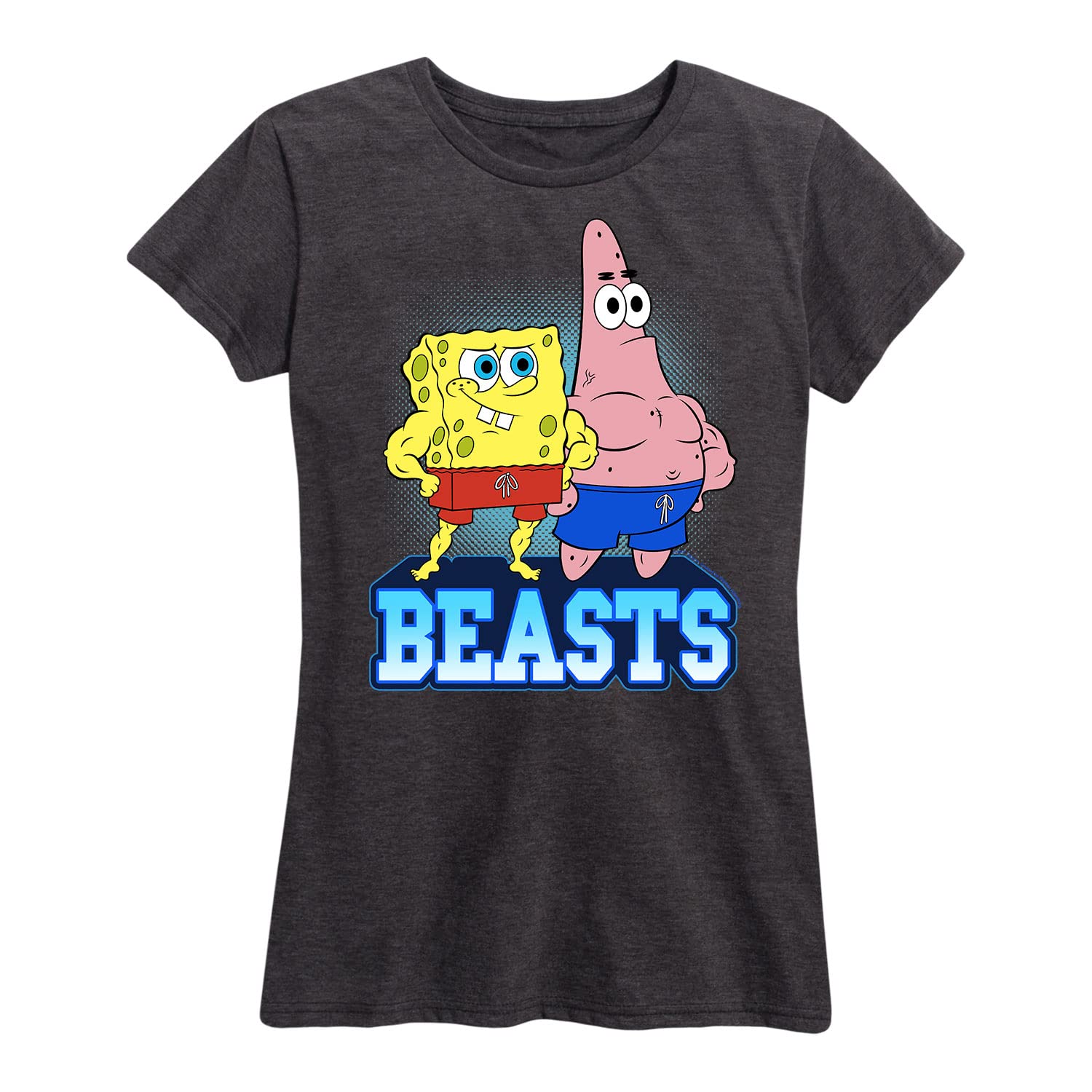 Spongebob Squarepants & Patrick Best Friends Women's T-Shirt - Funny Cartoon Graphic Tee for Women - Casual Streetwear & Gift for BFFs