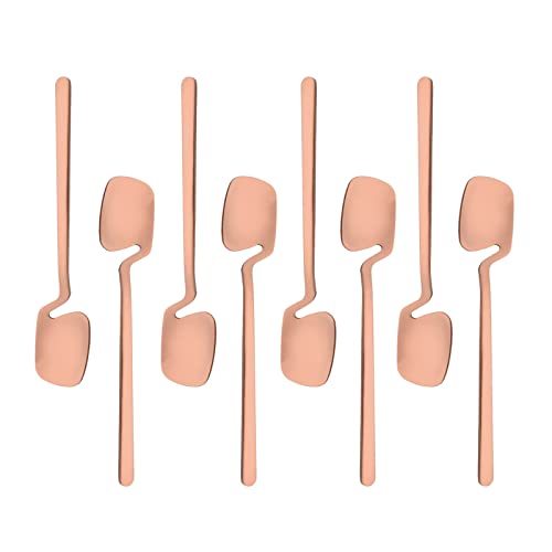8Pcs teaspoon-Rose Gold