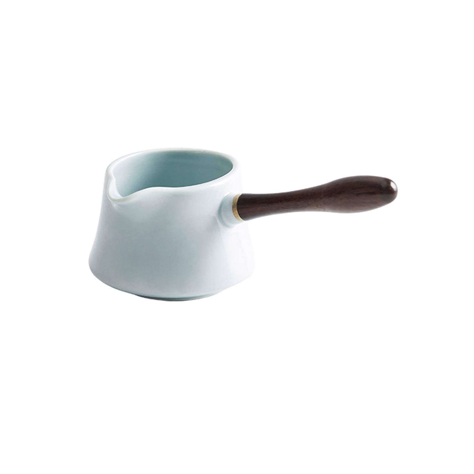 Japanese Style 200ml Gravy Boat Sauce Dish with Handle - Mini Creamer Jug for Milk, Coffee & Seasoning - Perfect for Home, Restaurant & Appetizer Serving (Blue) - Ideal for Dinners, Tea Parties & Gourmet Meals