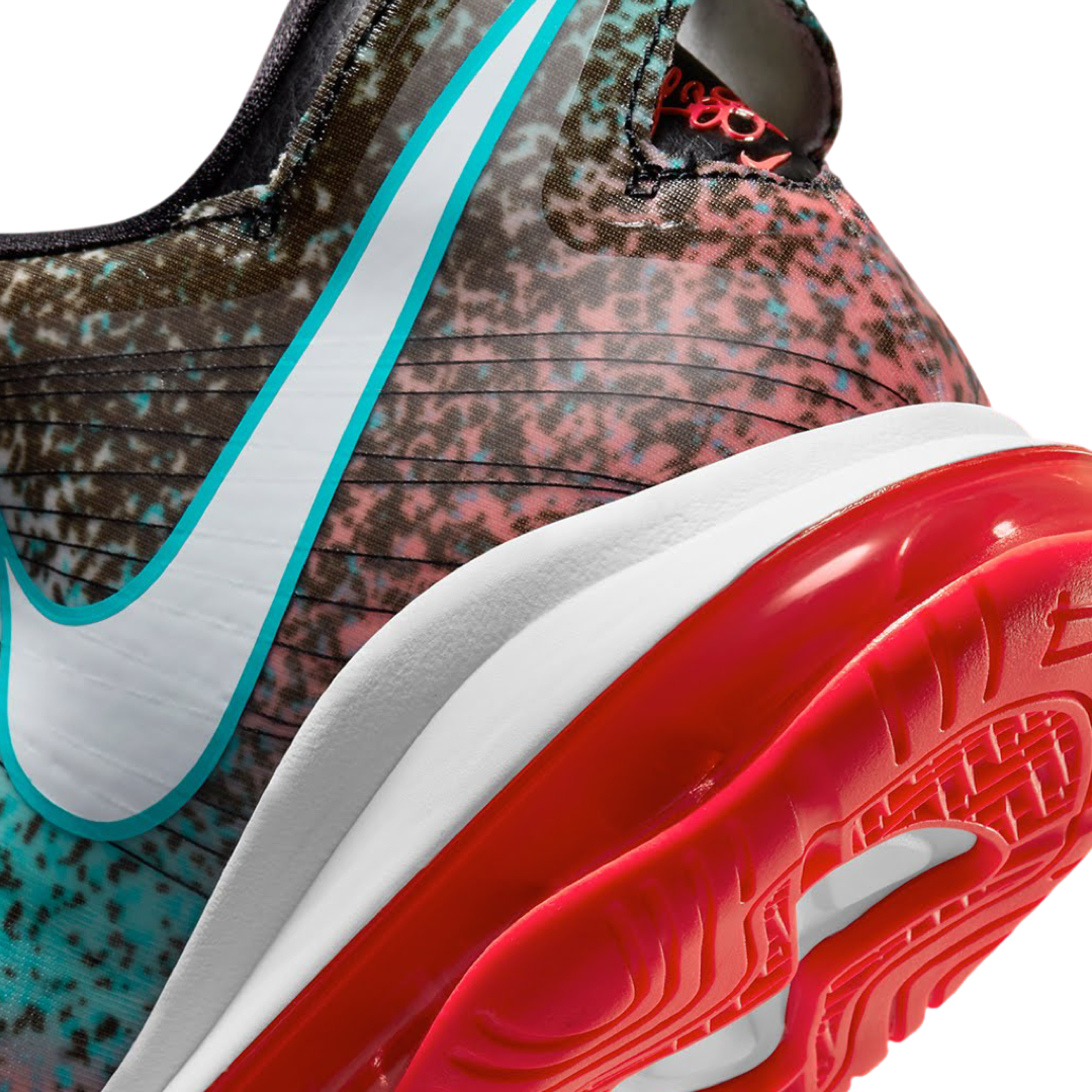 Nike LeBron 8 V2 Low Basketball Shoes - Miami Nights Colorway for Men | Performance Sneakers for Basketball & Casual Wear