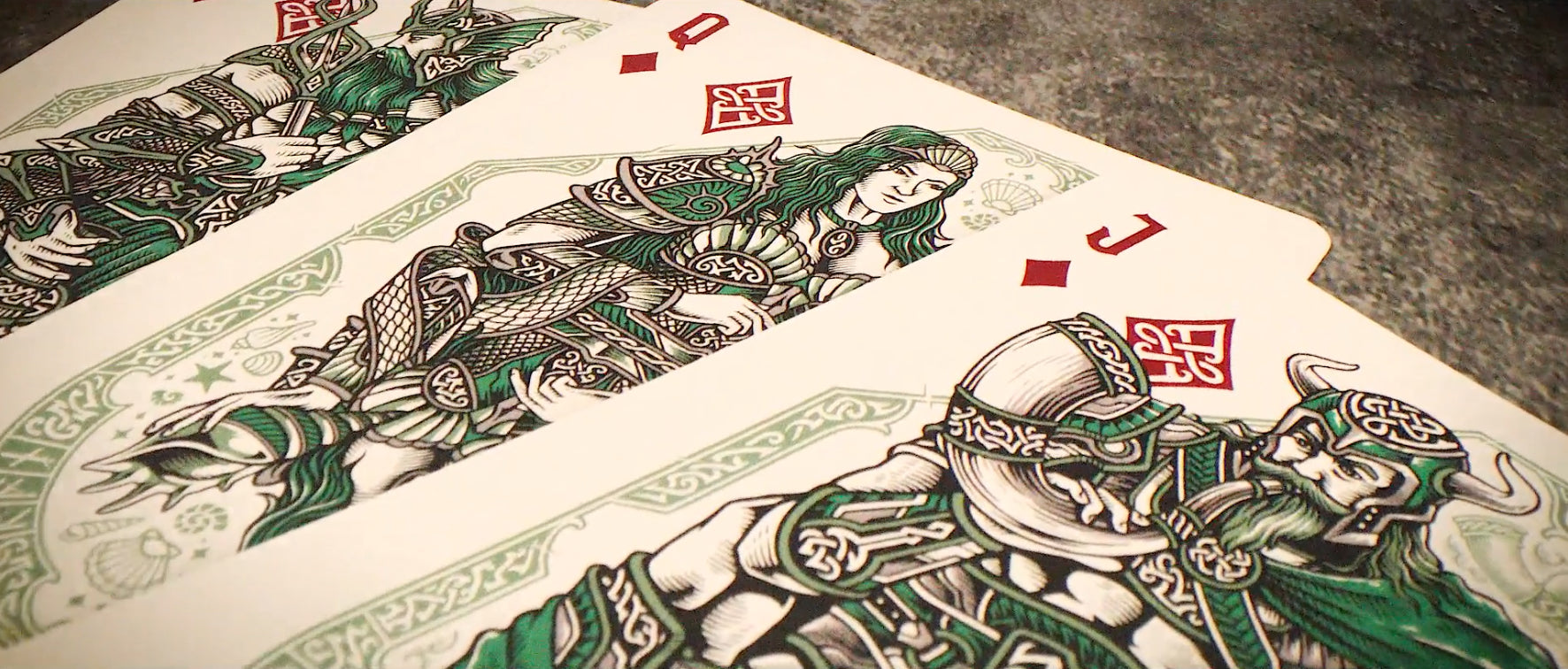 Premium Norse Mythology Playing Cards - Viking Gods & Legends Theme - Perfect for Collectors, Poker, Magic Tricks & Game Nights