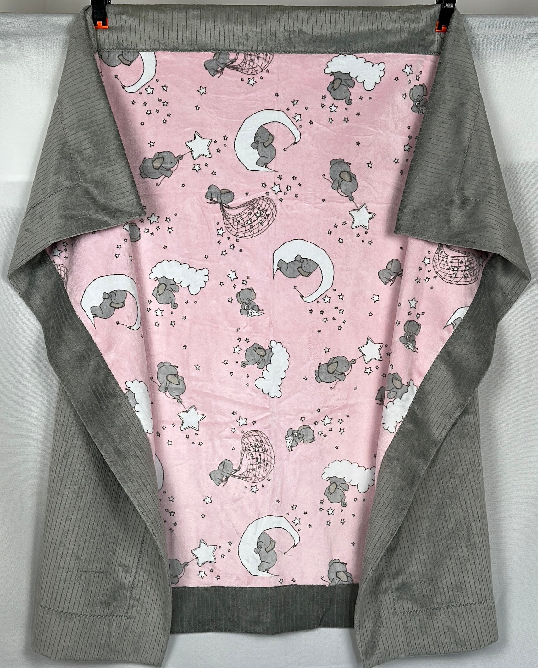 Dream Big Silver Baby Blanket 51x59