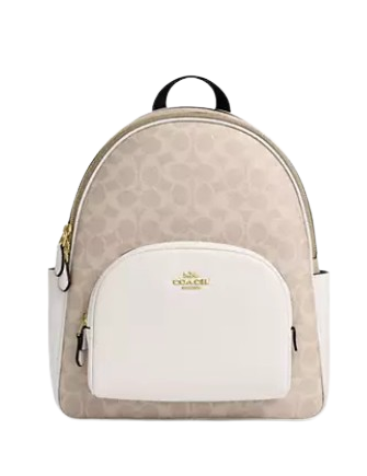 Coach Signature Canvas Court Backpack - Stylish & Durable Women's Backpack for Work, School & Travel | Perfect for Commuting, College & Everyday Use