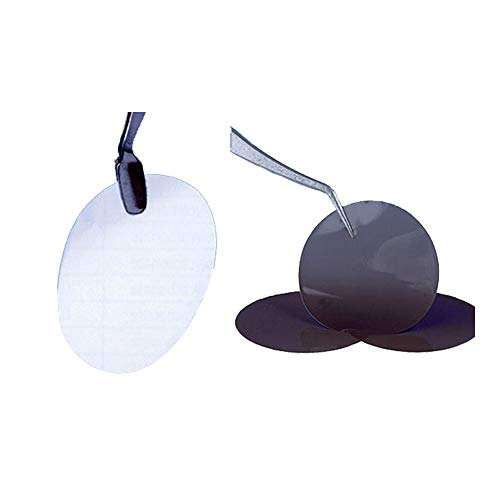 Whatman 111110 Polycarbonate Nuclepore Track-Etched Membrane Filter, 47mm Diameter, 1.0 Micron Pore Size - Pack of 100 - Ideal for Laboratory Filtration, Air Sampling, and Microbiology Research