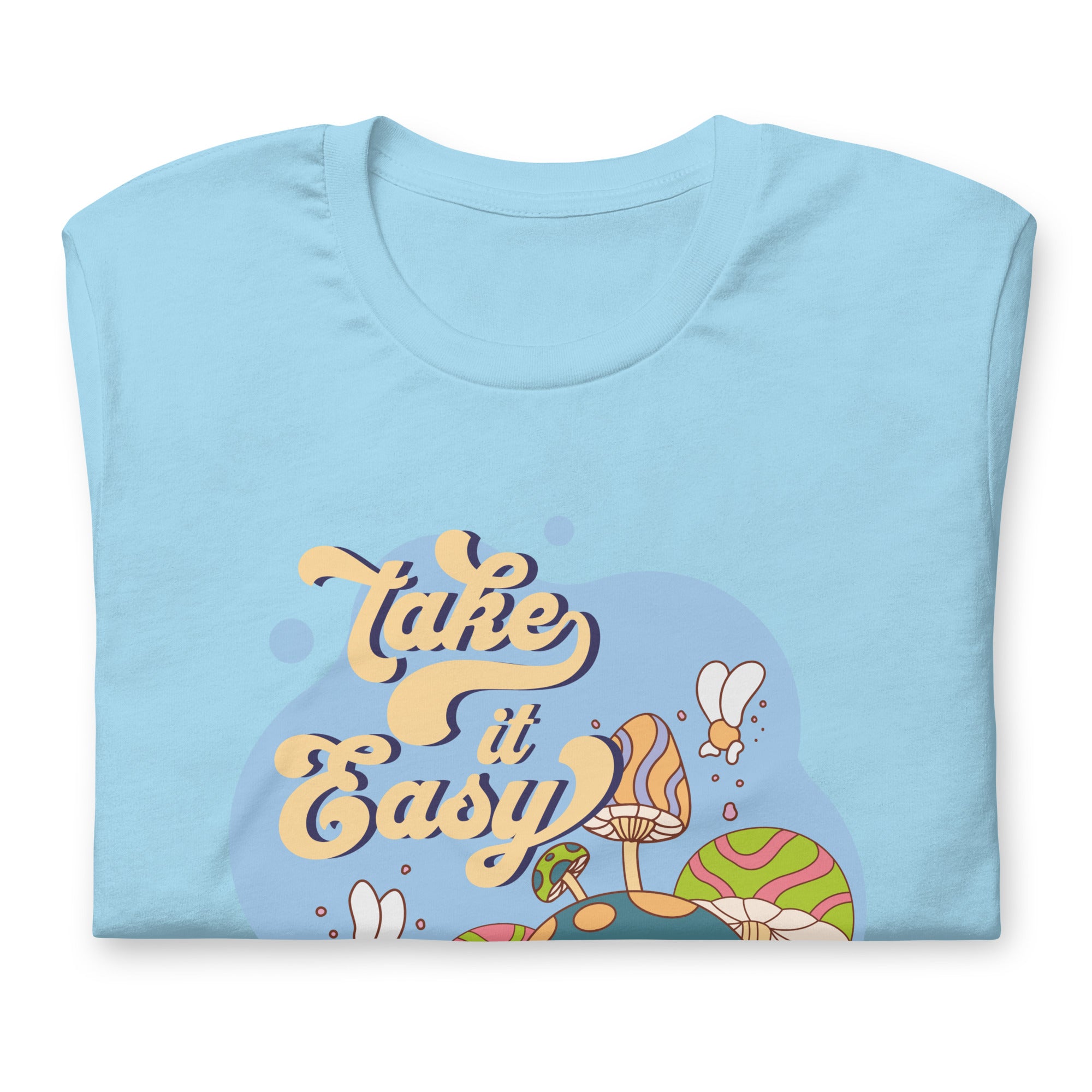 Take It Easy Unisex T-Shirt - Soft Cotton Comfort Fit Tee for Men & Women - Perfect for Casual Wear, Outings, and Everyday Comfort