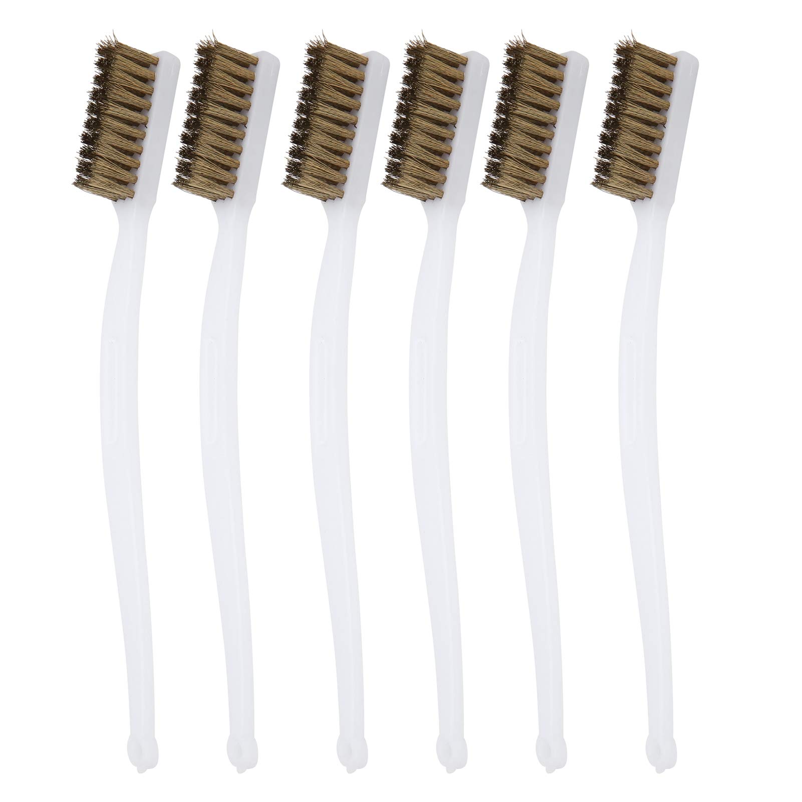 Copper Wire Brush for Rust Removal & Cleaning - Heavy Duty Industrial Wire Brush for Nozzle, Metal, and Surface Cleaning - Ideal for Industrial Maintenance, Automotive Repair, and DIY Projects