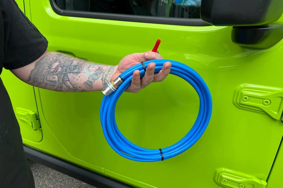 EPIC Kraken Air Hose Expansion Kit - 25ft High Pressure Air Hose for Air Compressors - Perfect for Automotive, Industrial, and Home Garage Use
