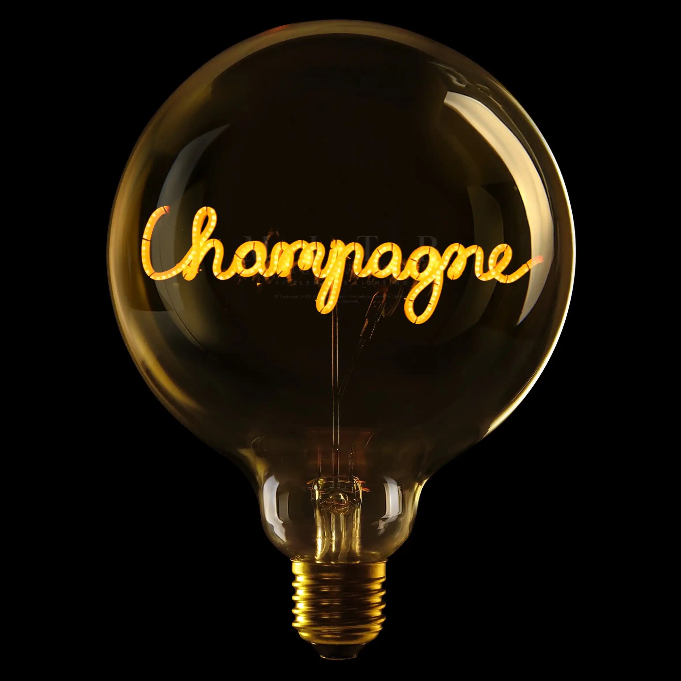 Elements Lighting - Message in a Bulb LED Novelty Light - Unique Gift Idea for Birthdays, Christmas & Home Decor