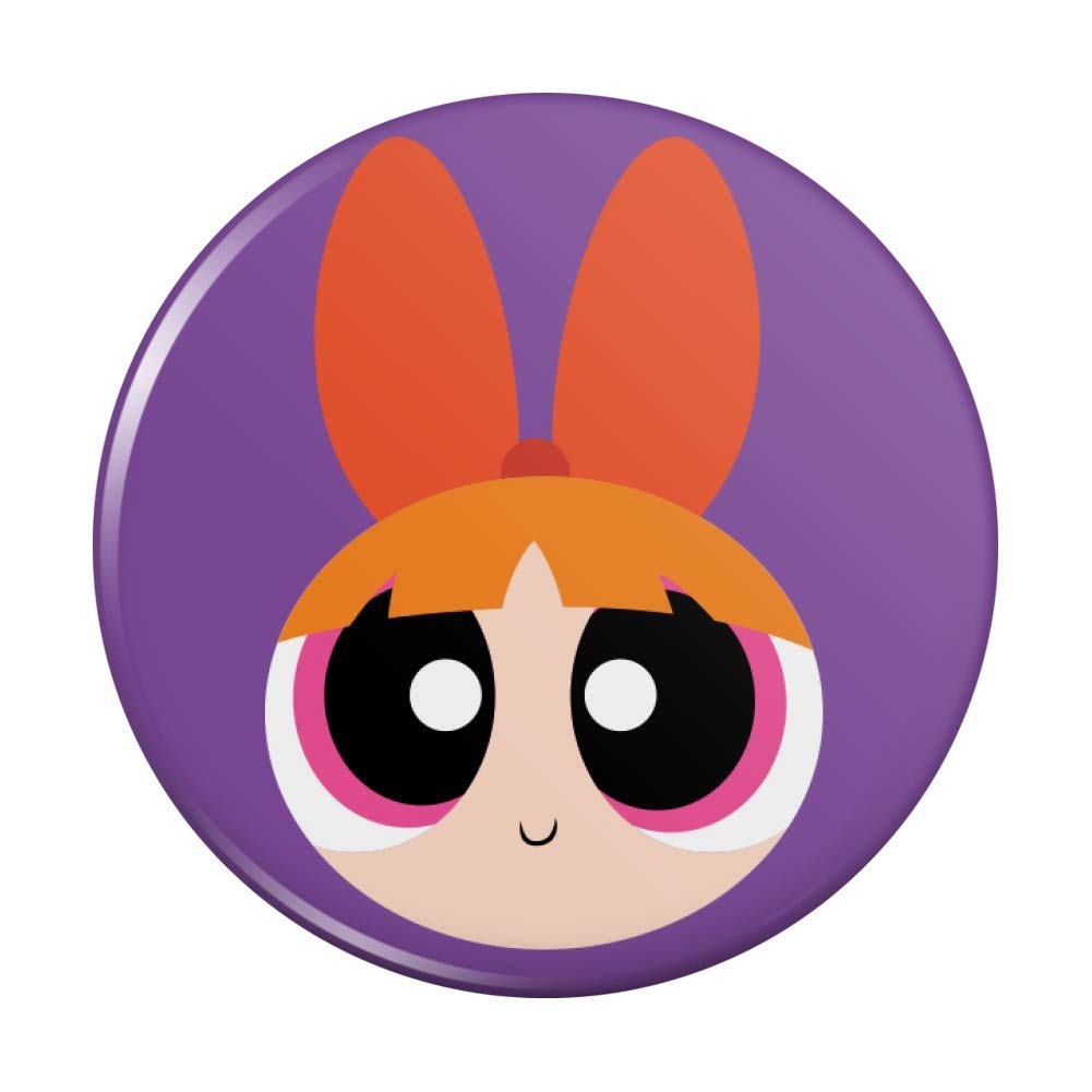 Powerpuff Girls Blossom Head Refrigerator Magnet - Cute Cartoon Character Kitchen Decor for Fridge, Locker & Office (Set of 1) - Perfect for Home, Dorm & Gift Giving
