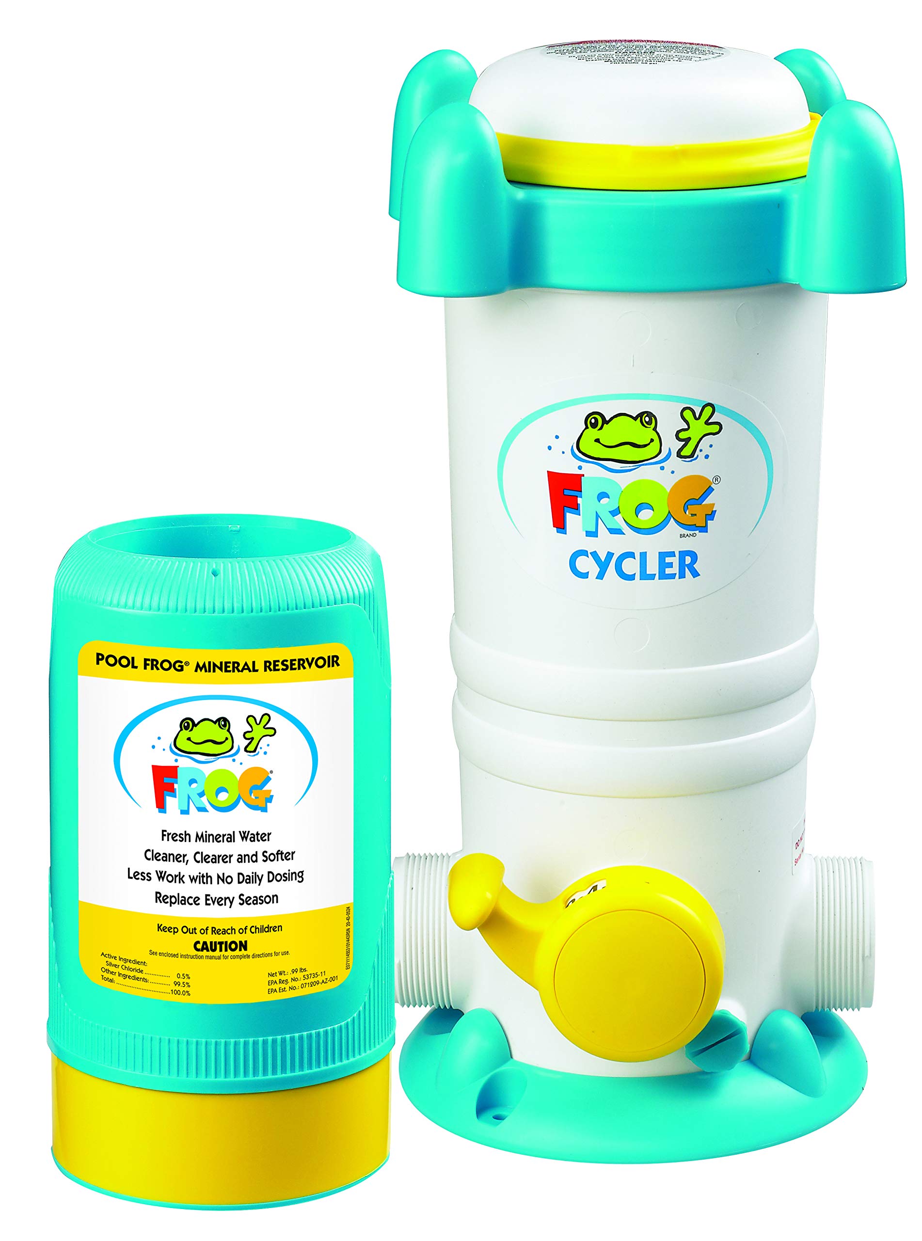 Pool Frog Ground Package for In-Ground Pools - Mineral Sanitizer System for Clean, Clear Water - Perfect for Backyard, Residential, and Commercial Pool Maintenance